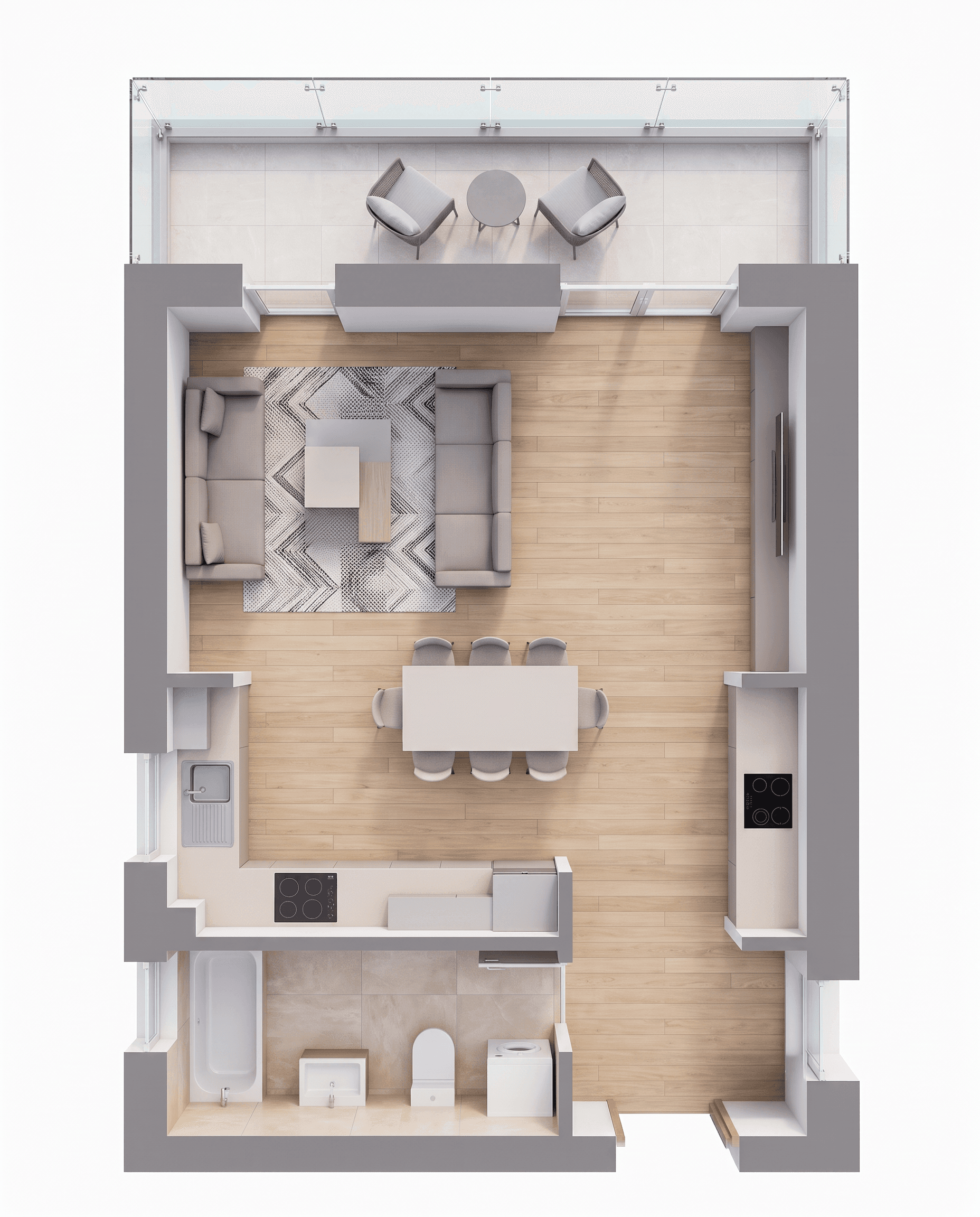 Plan apartament B29-10-5