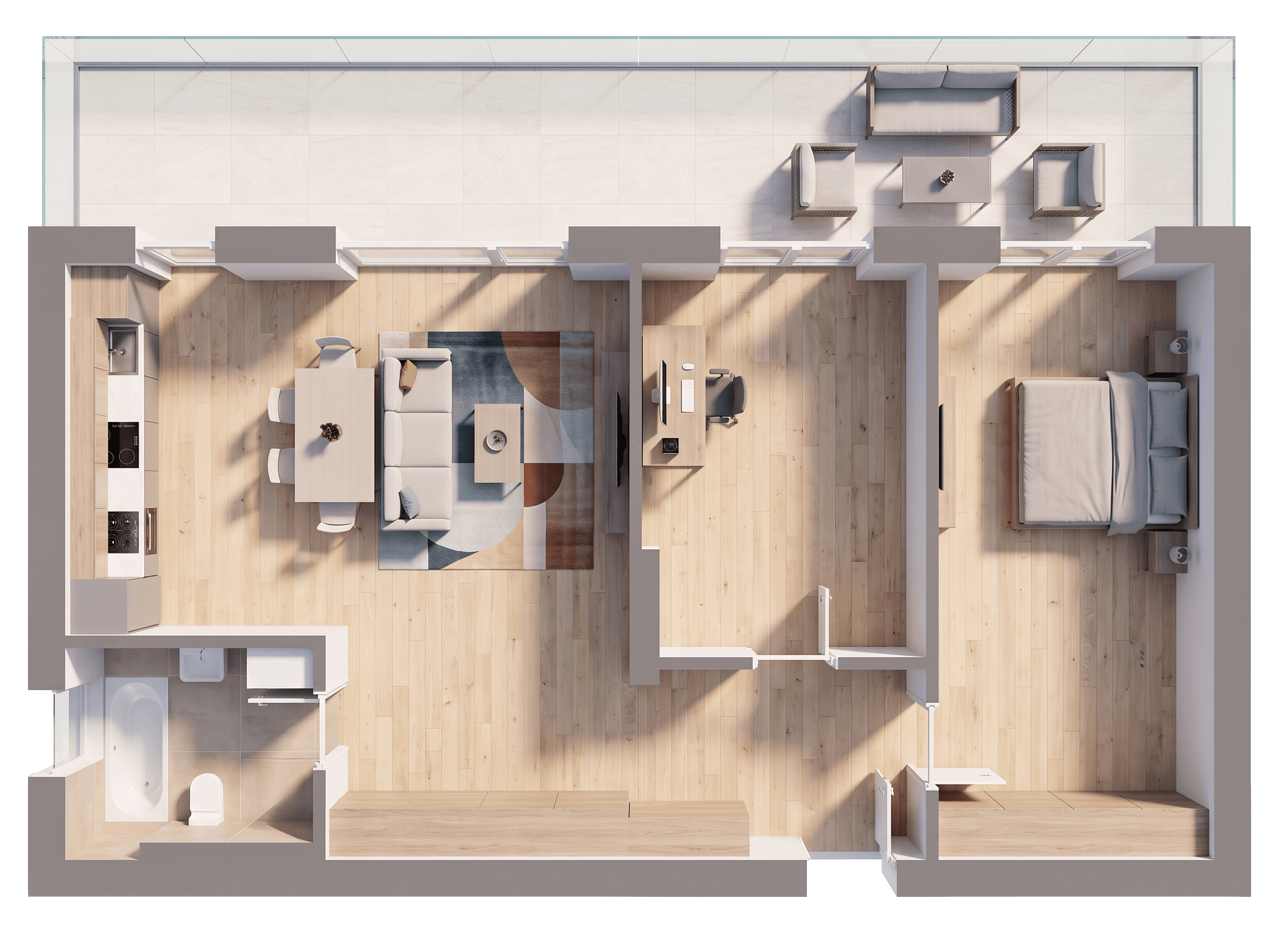 Plan apartament B31-8-3