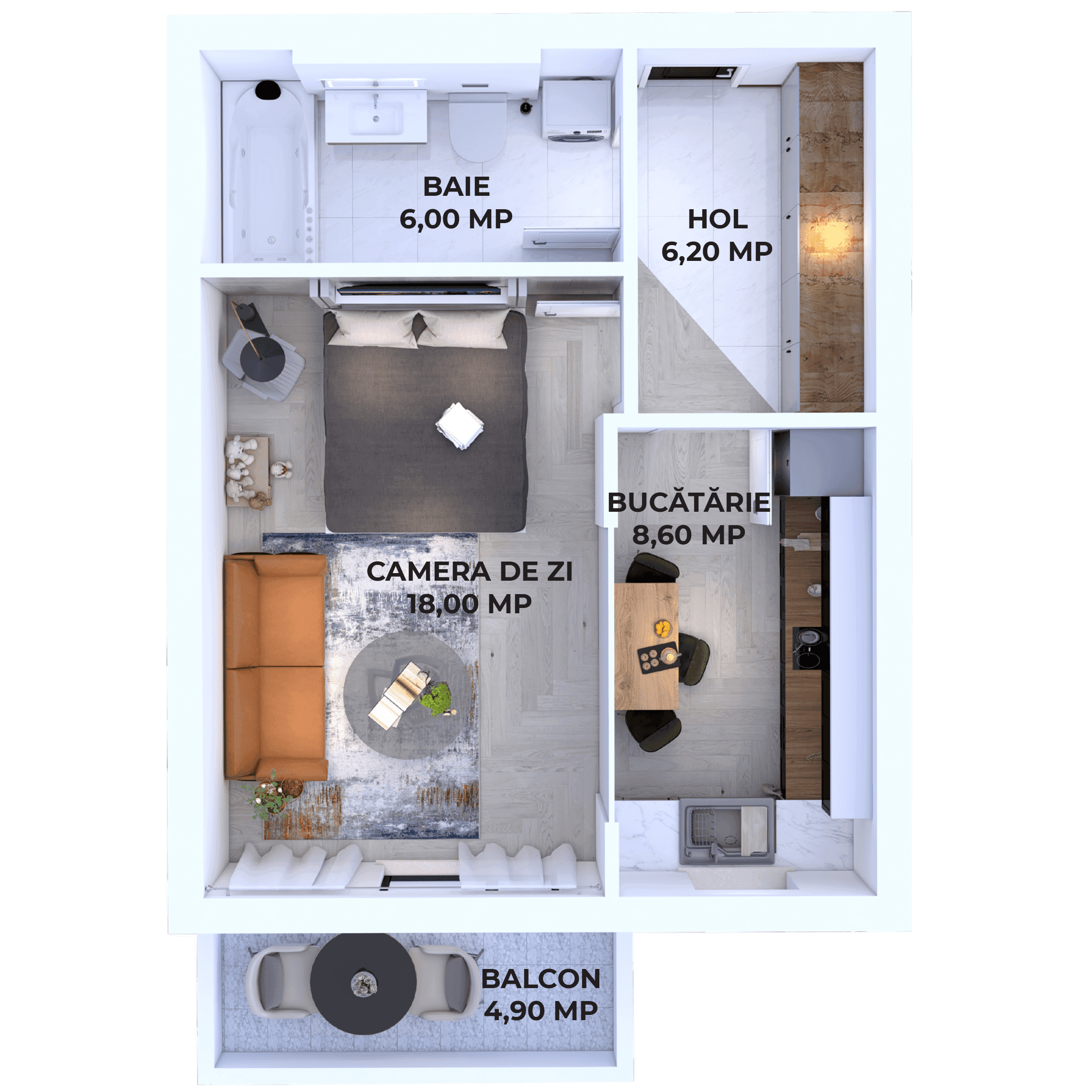 Plan apartament o cameră