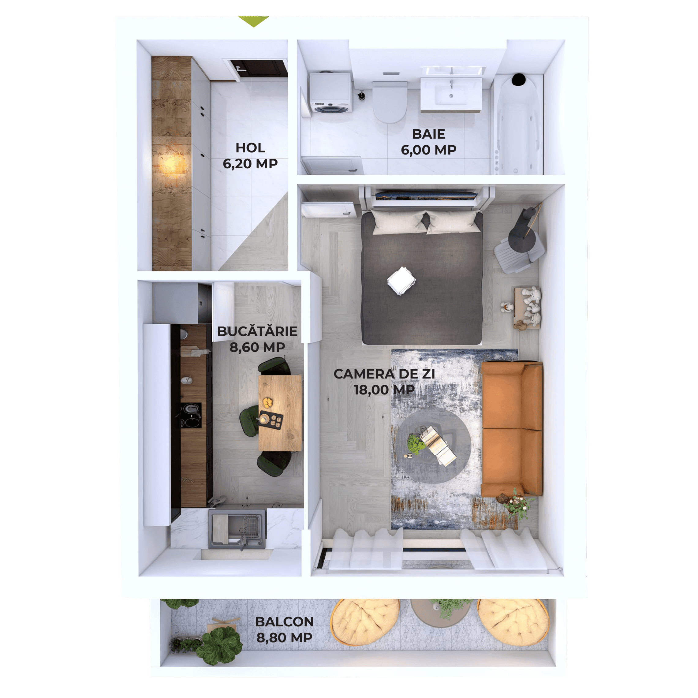 Plan apartament V28-1-7