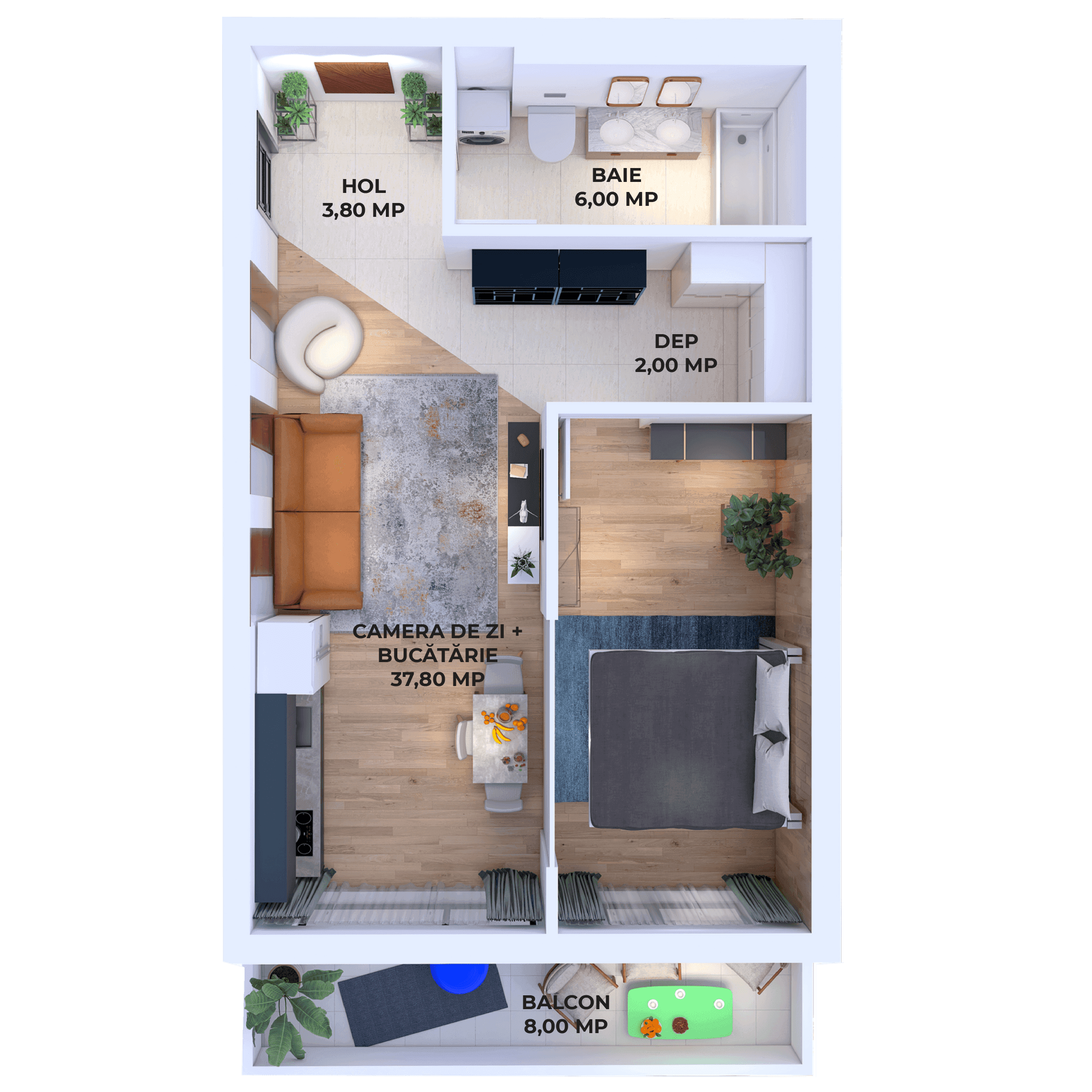 Plan apartament V24-P-3