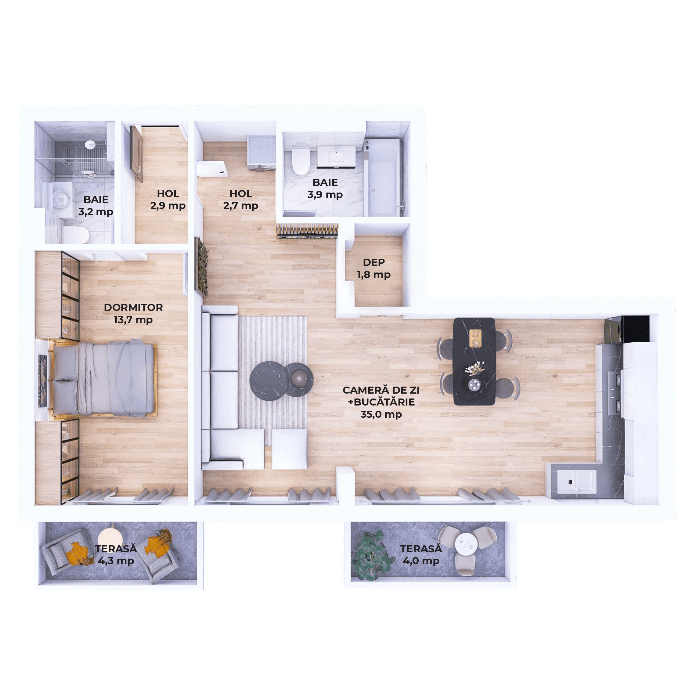 Plan apartament V20-P-1