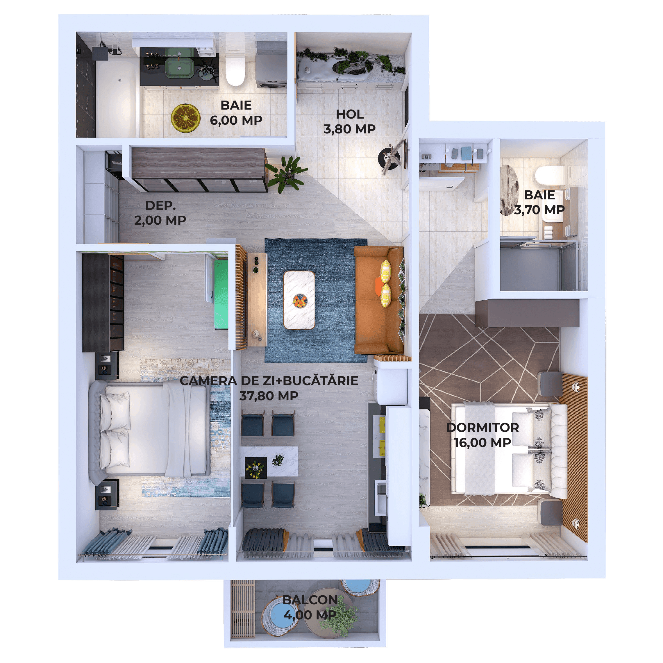 Plan apartament V28-P-7