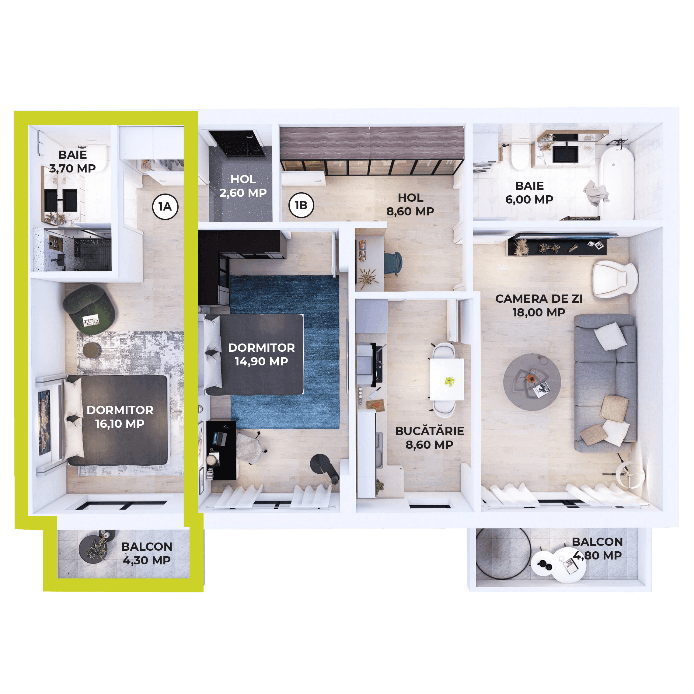 Plan apartament V20-1-10