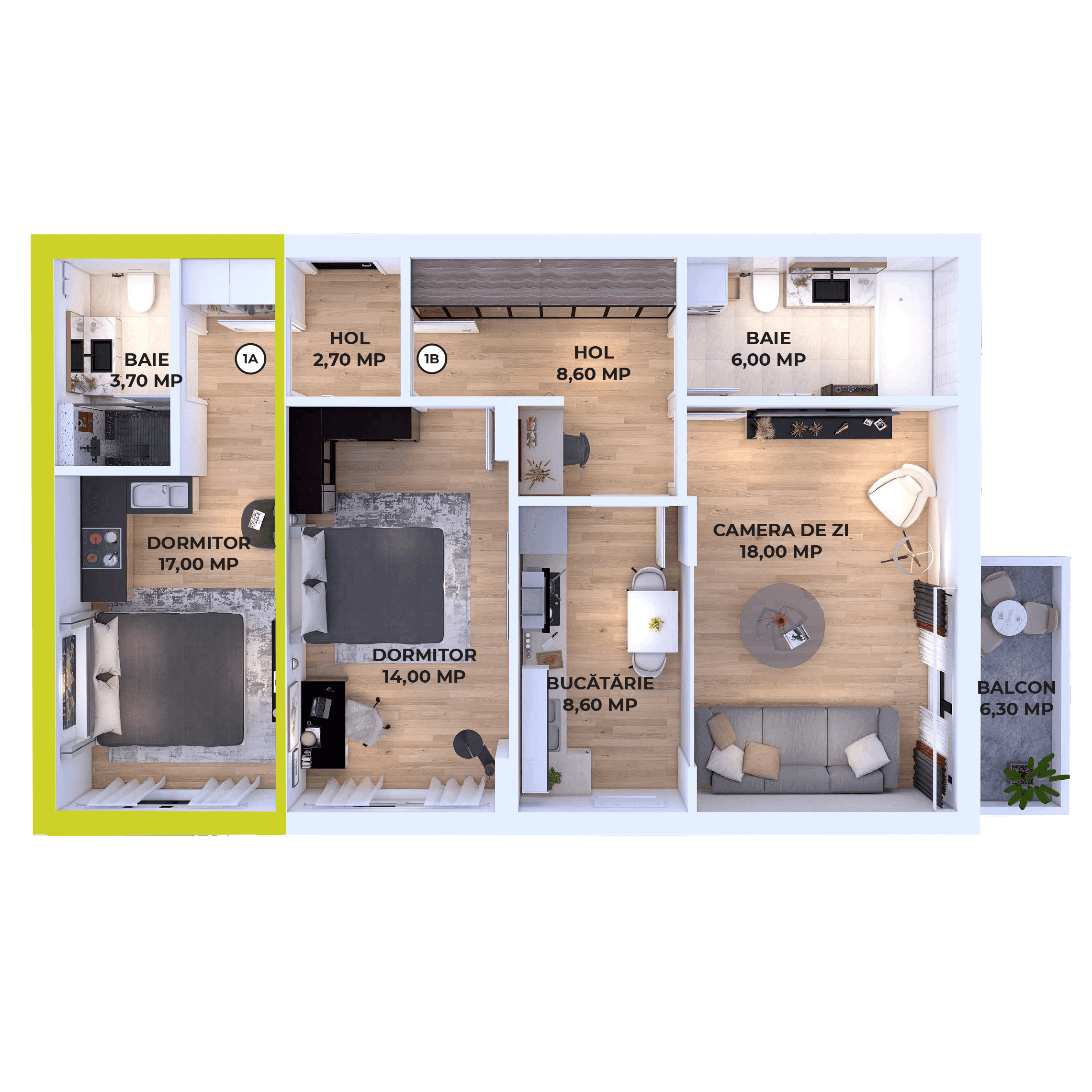 Plan apartament V19-P-2