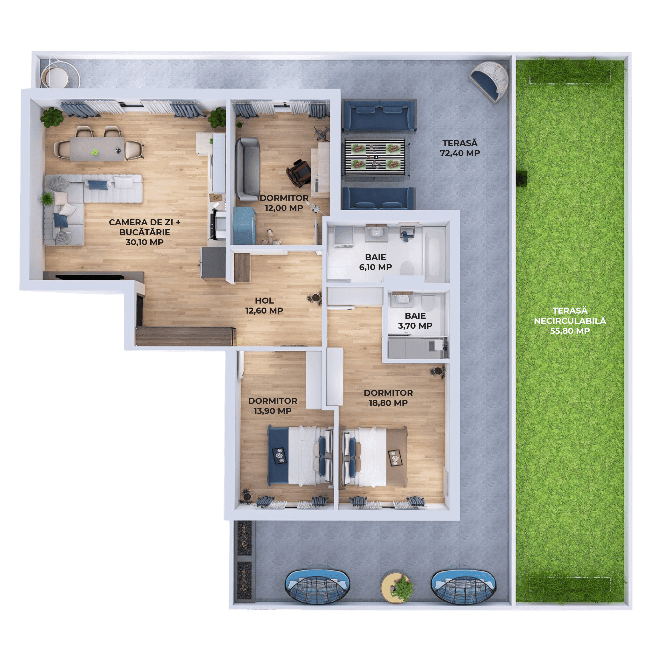 Plan apartament V29-R-1