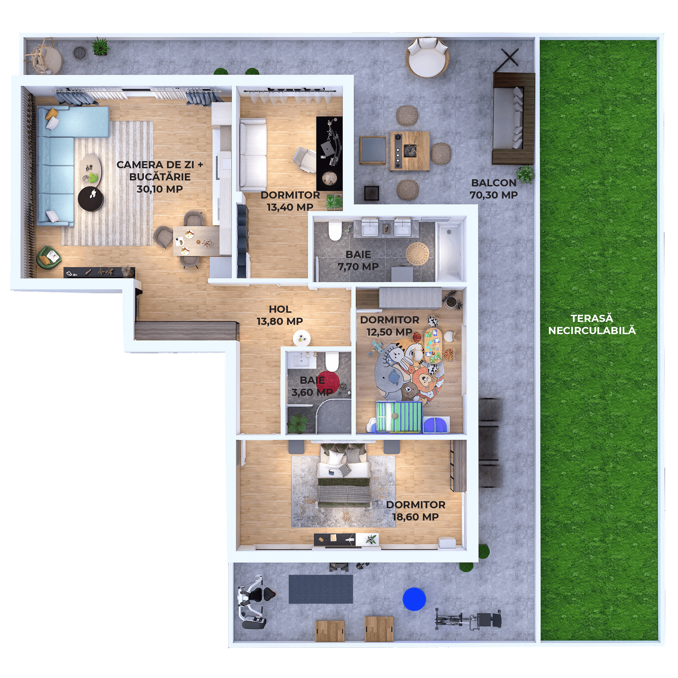 Plan apartament V25-R-1