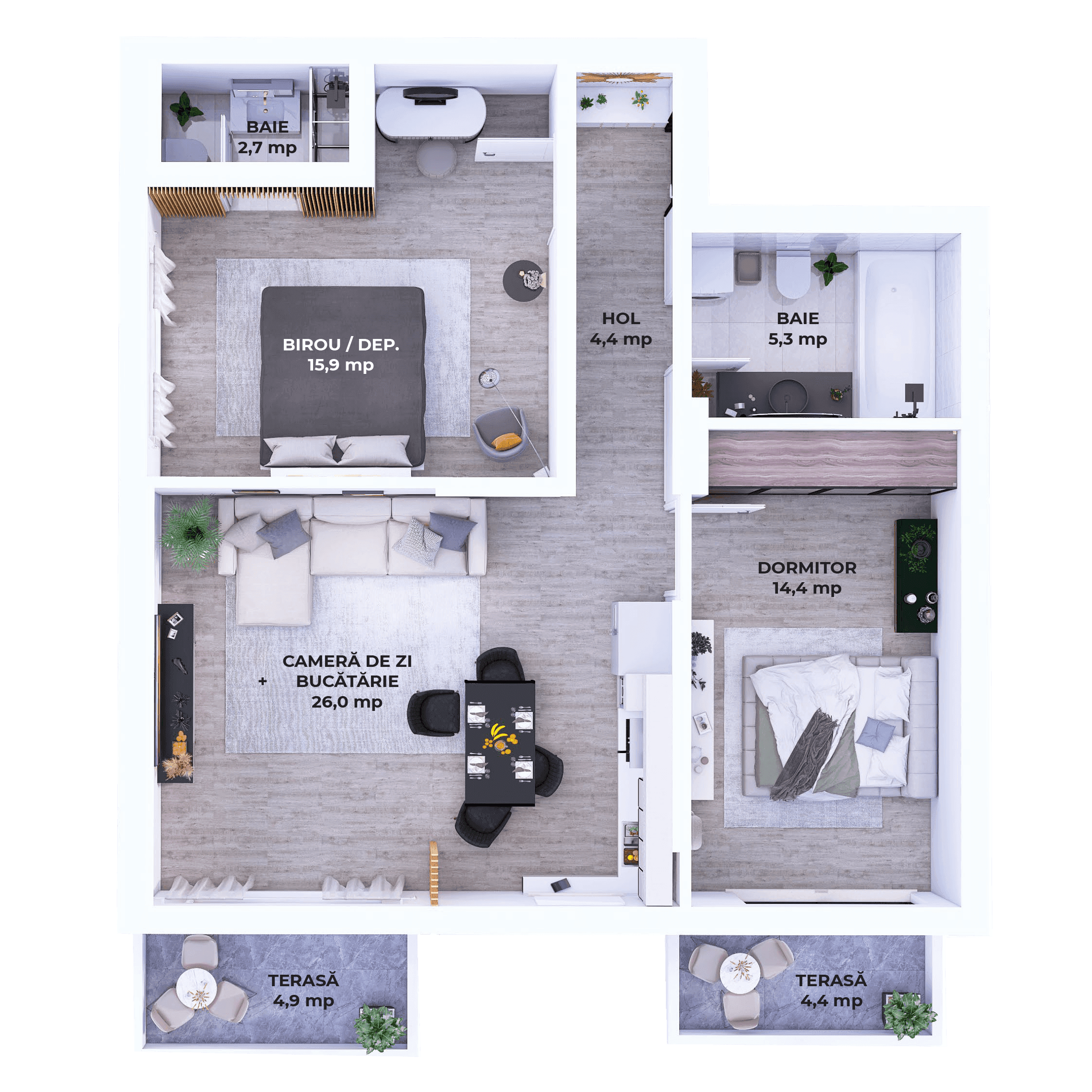 Plan apartament V31-P-6