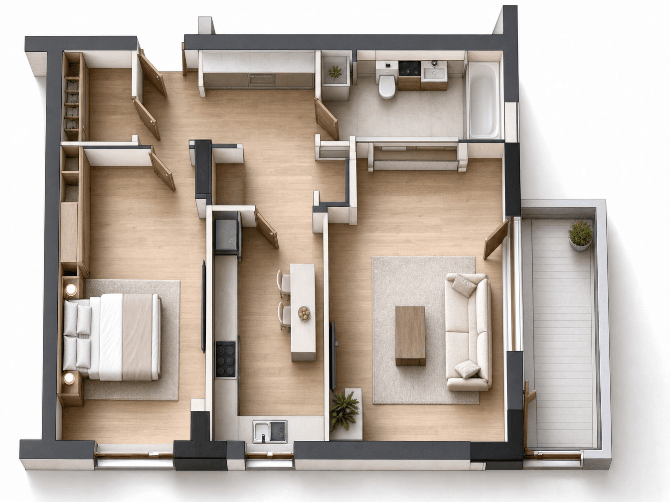 Plan apartament V21-P-04