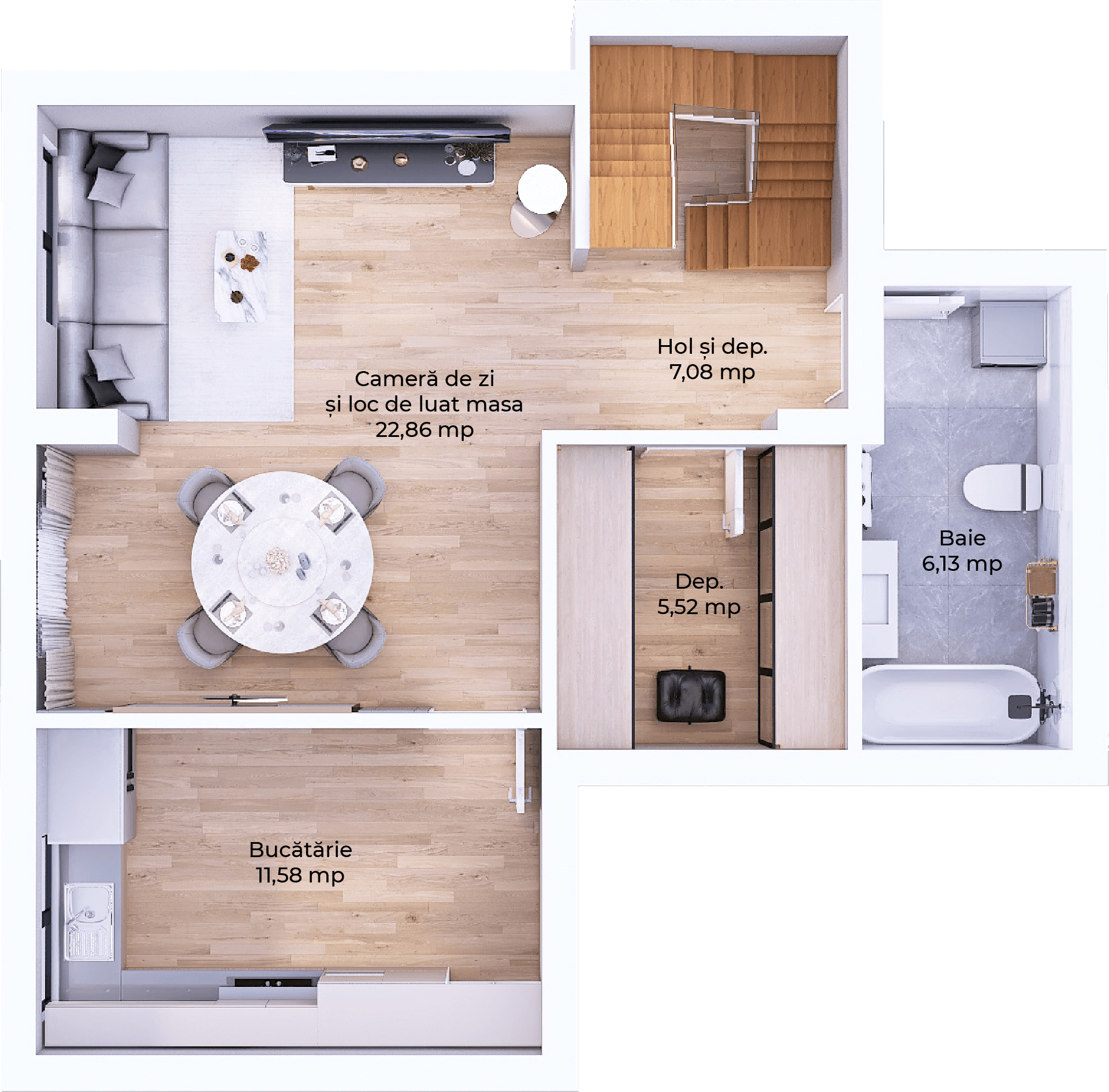 Plan apartament B101-11-10