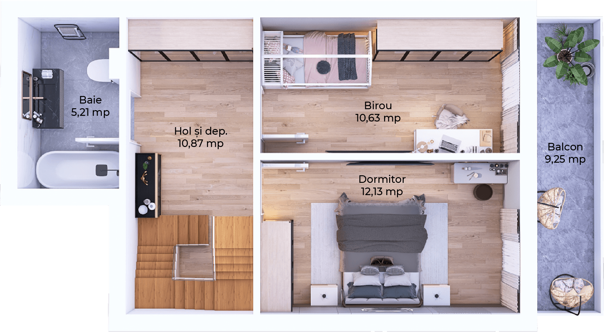 Plan apartament B101-11-2