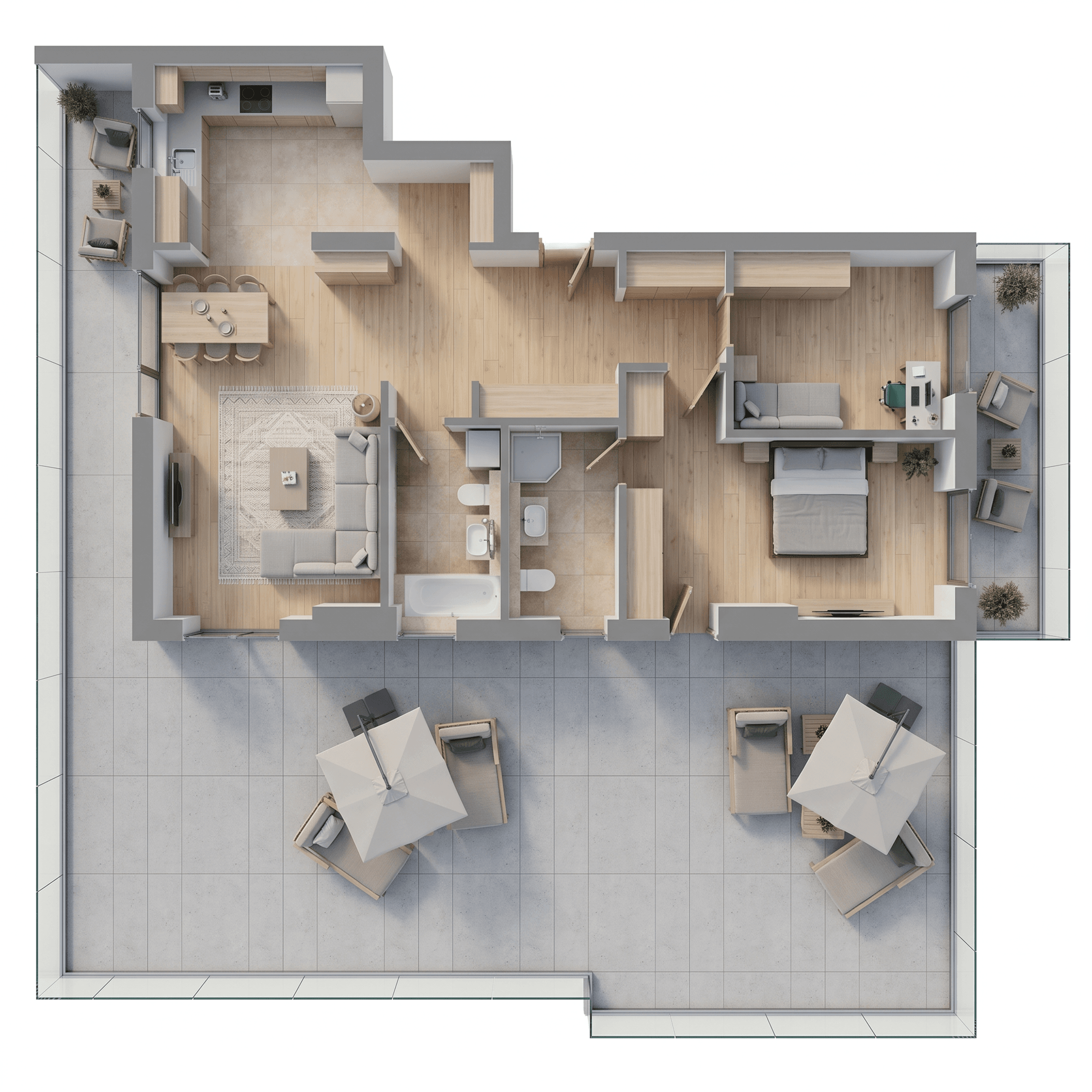 Plan apartament B13-9-5