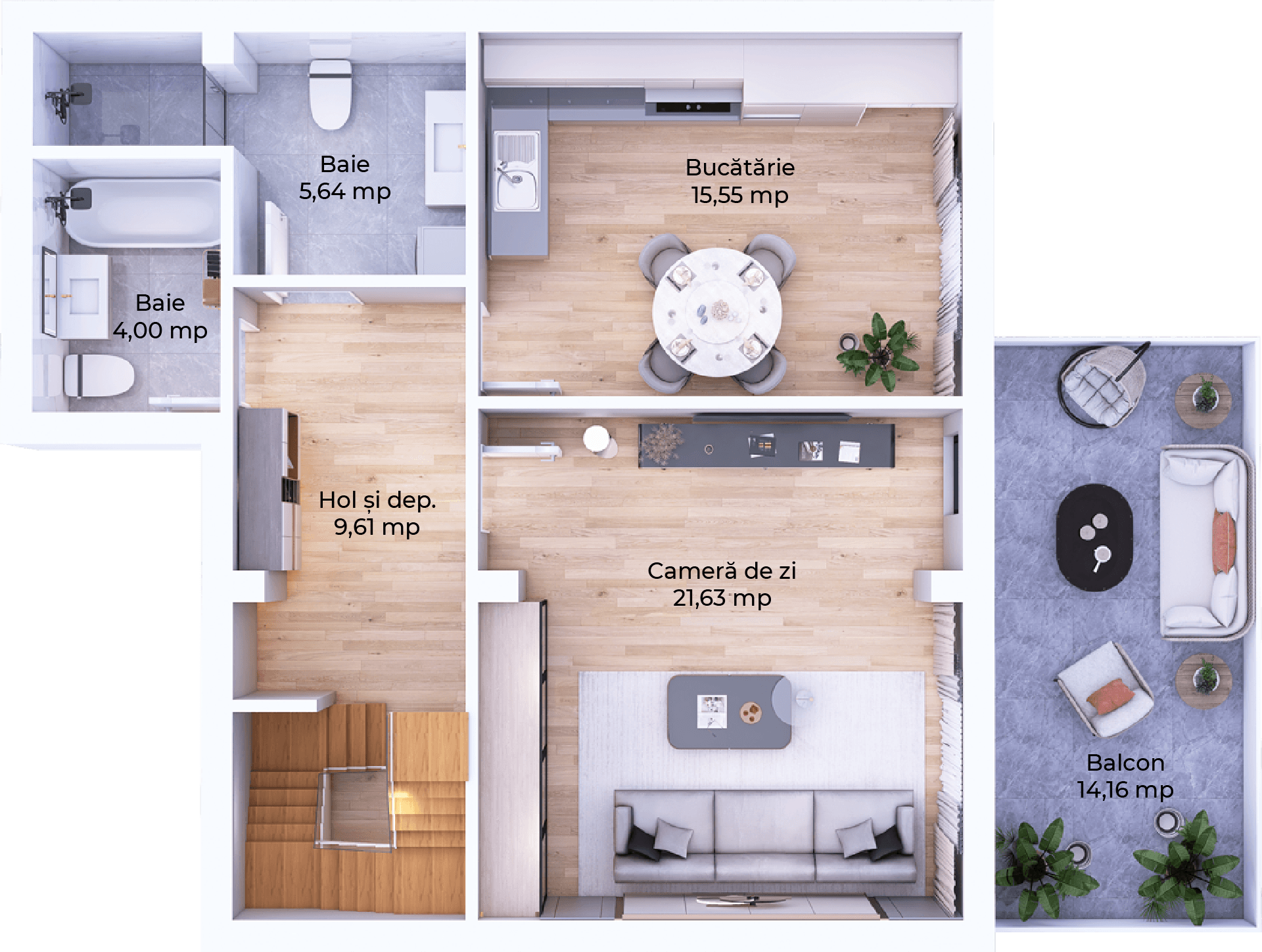 Plan apartament B98-11-8