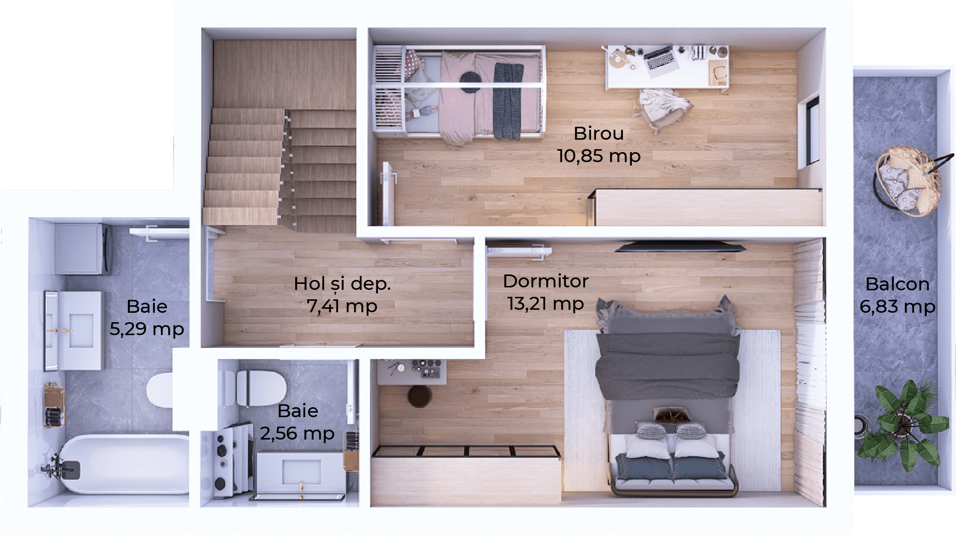 Plan apartament B99-11-8