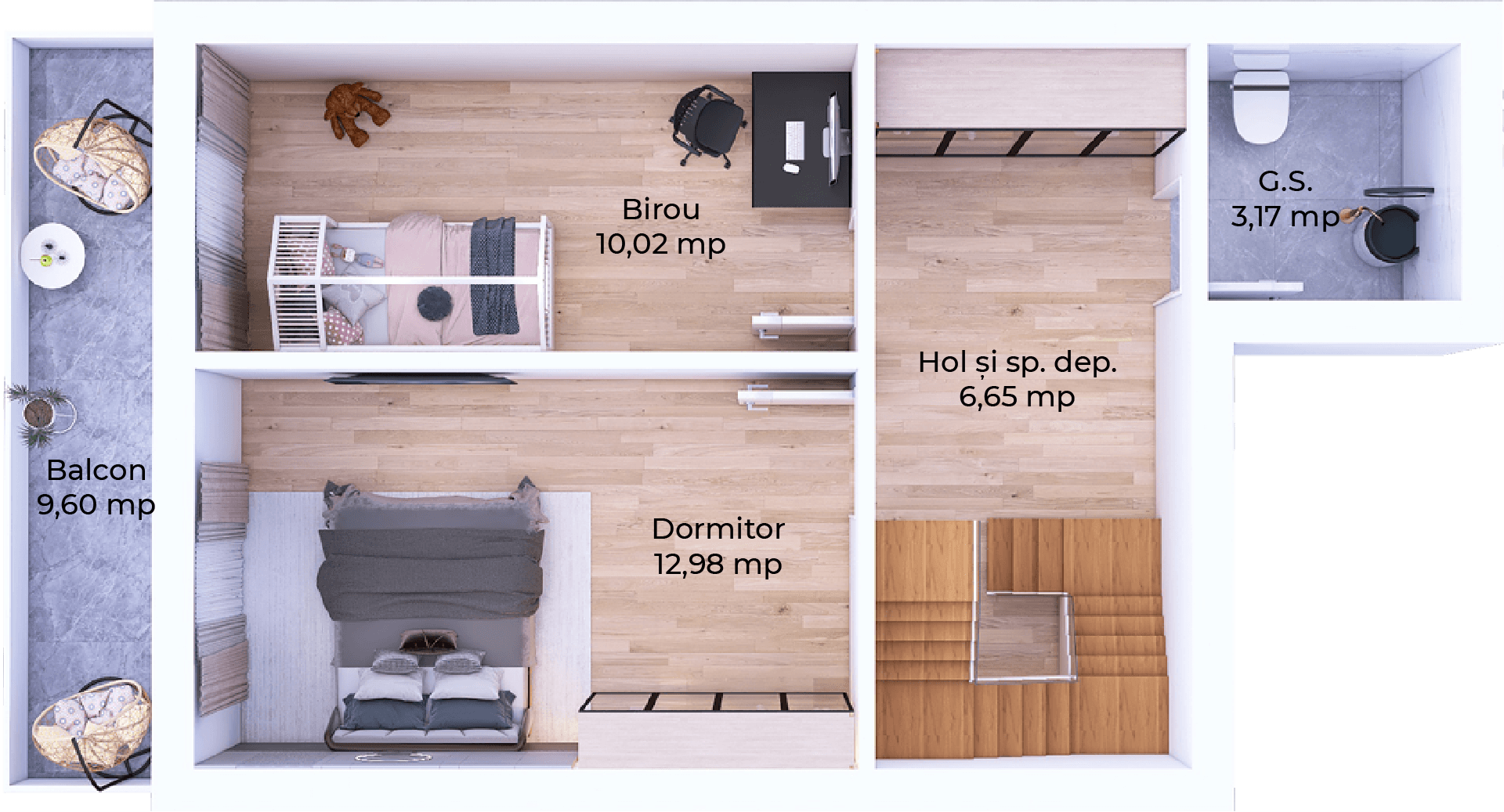 Plan apartament B102-11-9