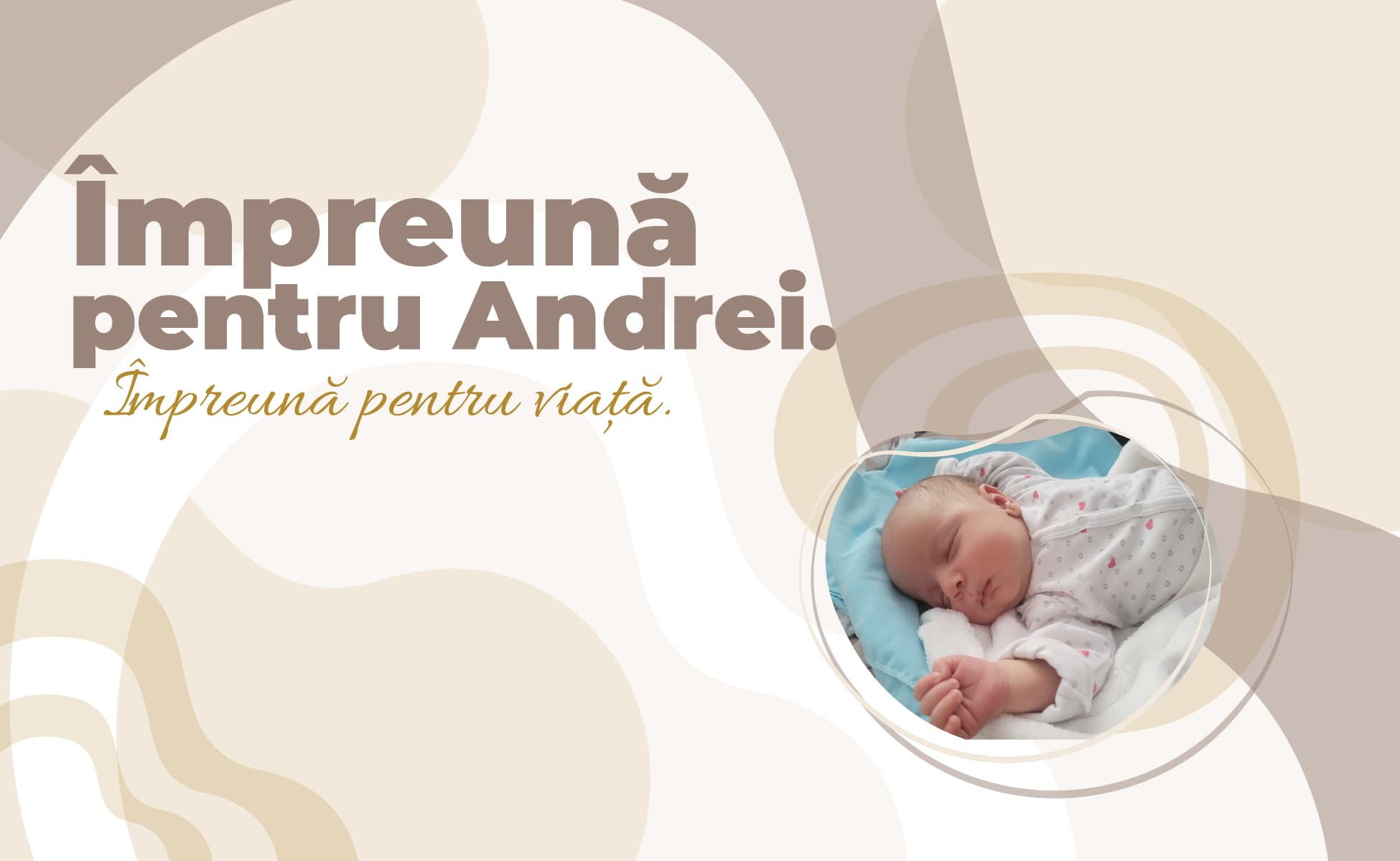Imagine ÎMPREUNĂ pentru Andrei. Împreună pentru viață