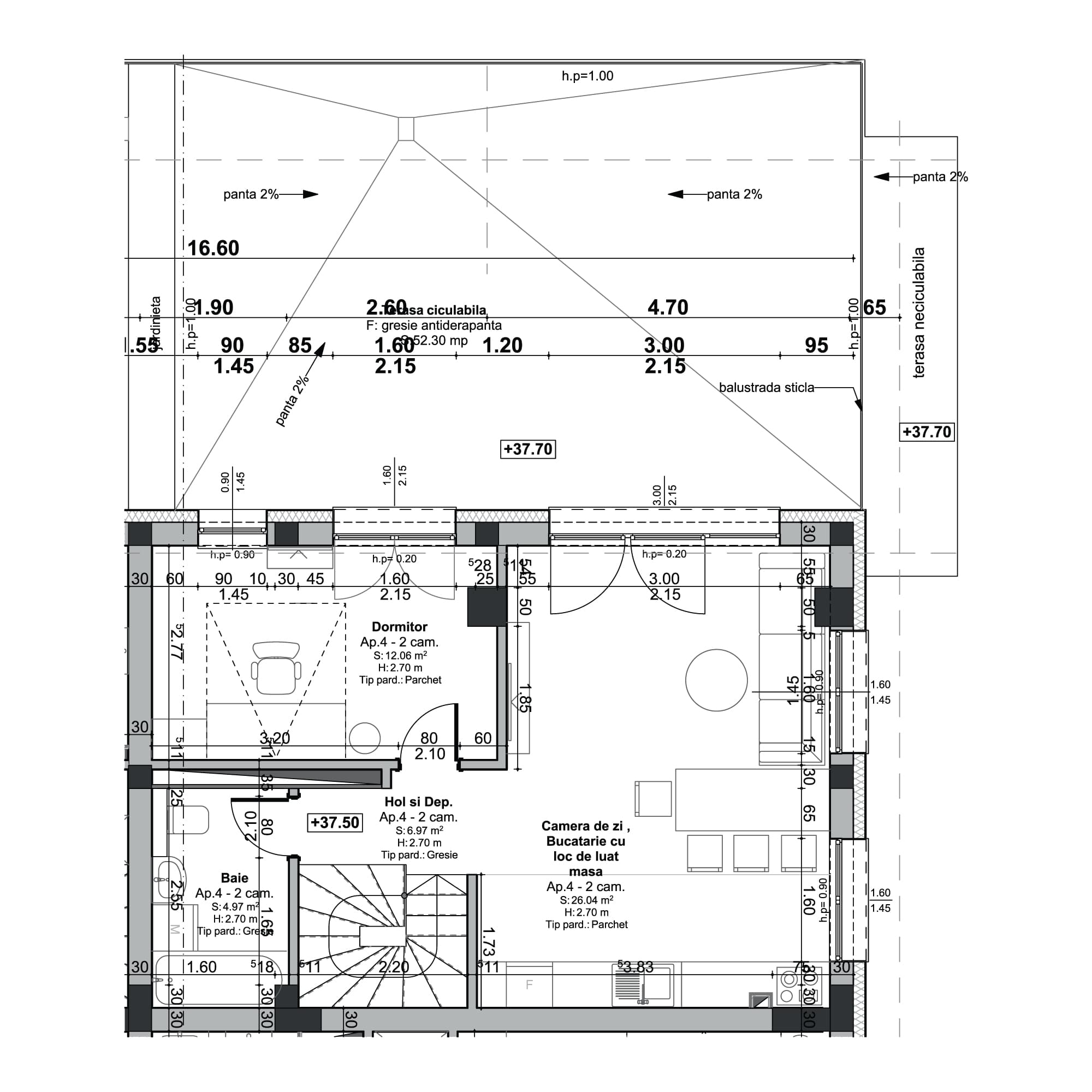 Plan apartament B101-11-4