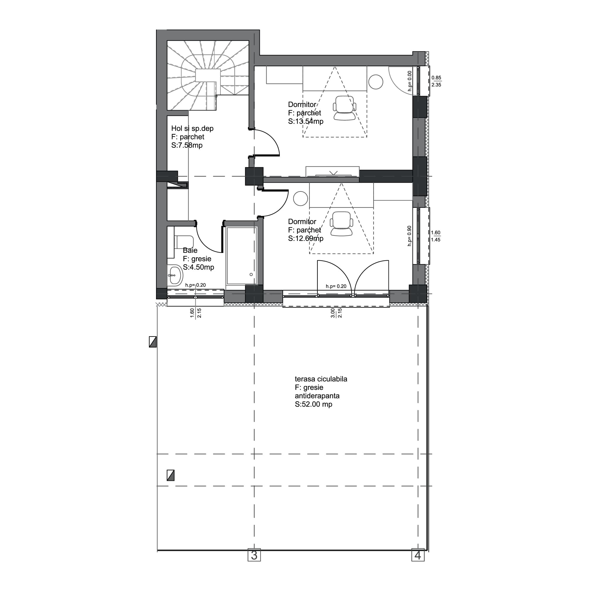 Plan apartament B102-11-16