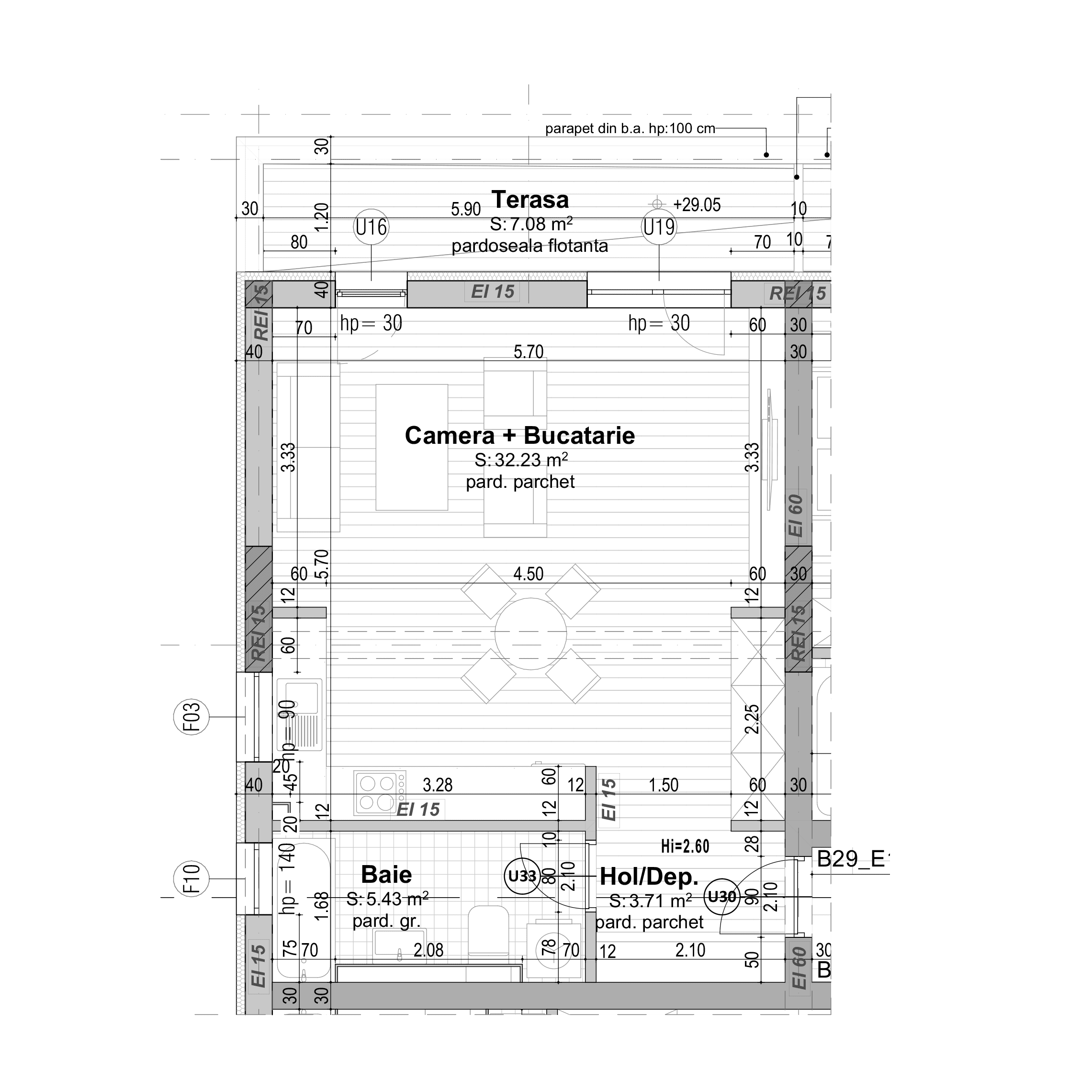 Plan apartament B29-10-5