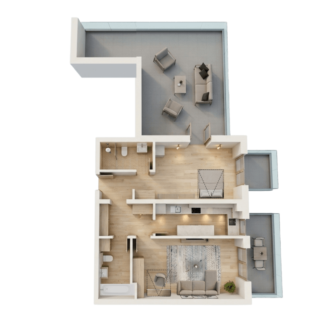 Plan apartament B108-10-2