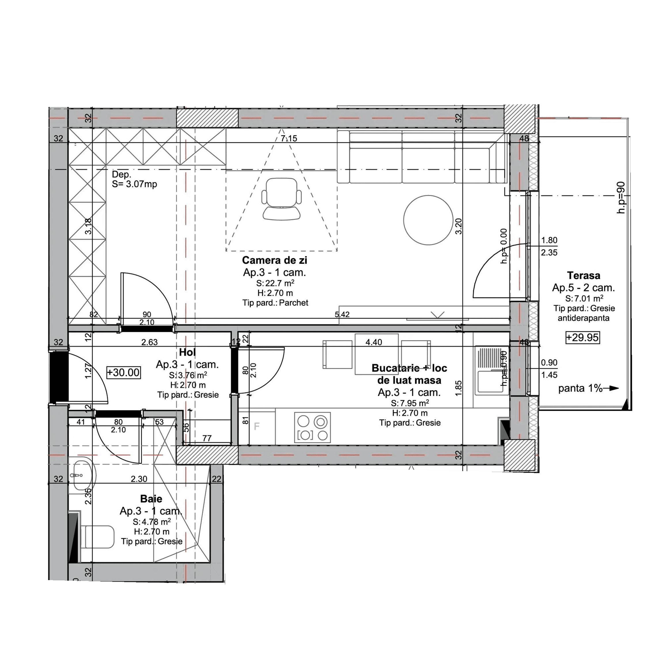 Plan apartament B108-10-3