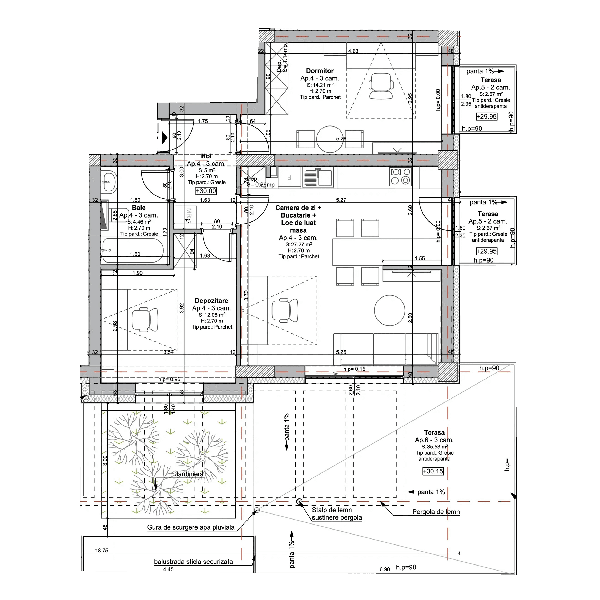 Plan apartament B108-10-4