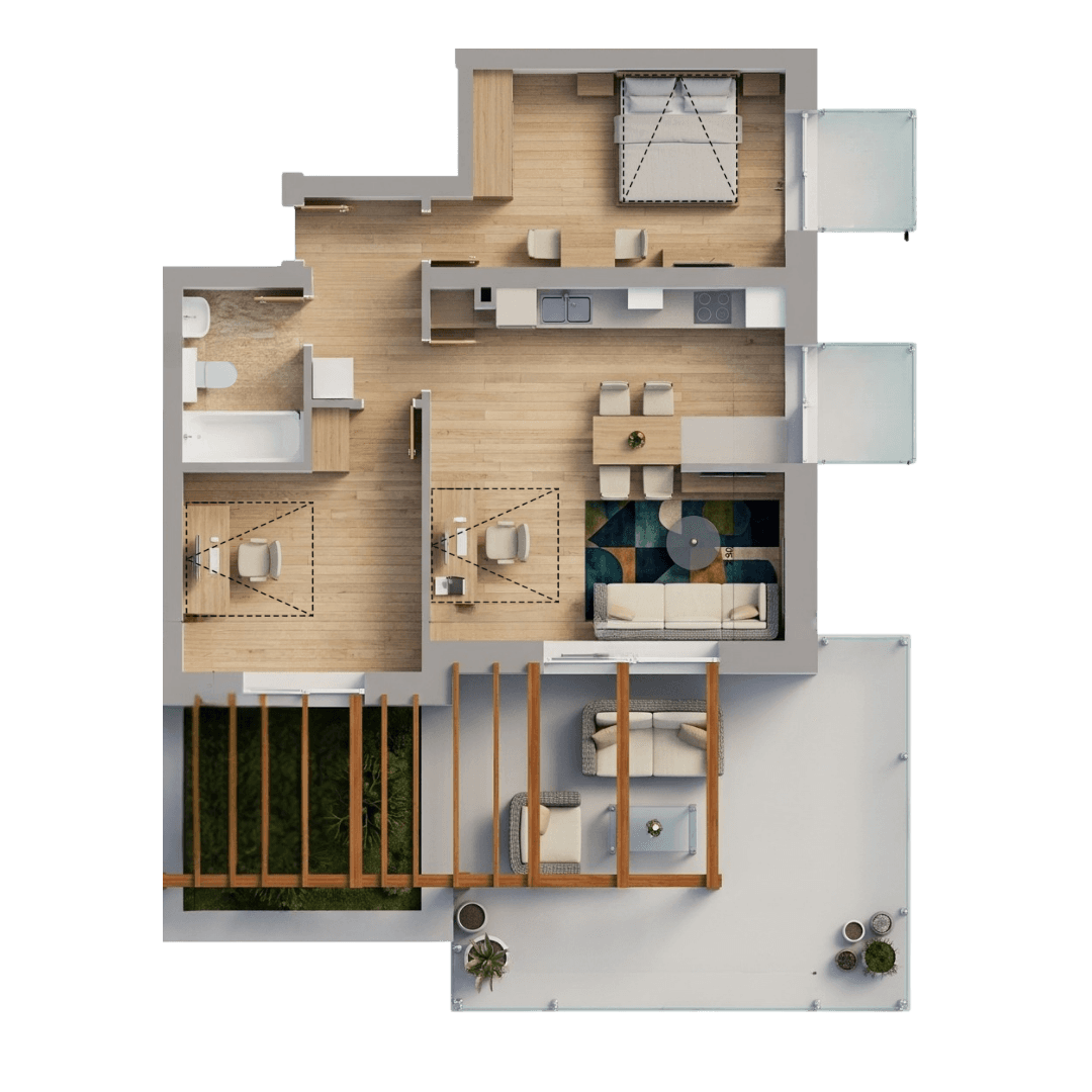 Plan apartament B108-10-4