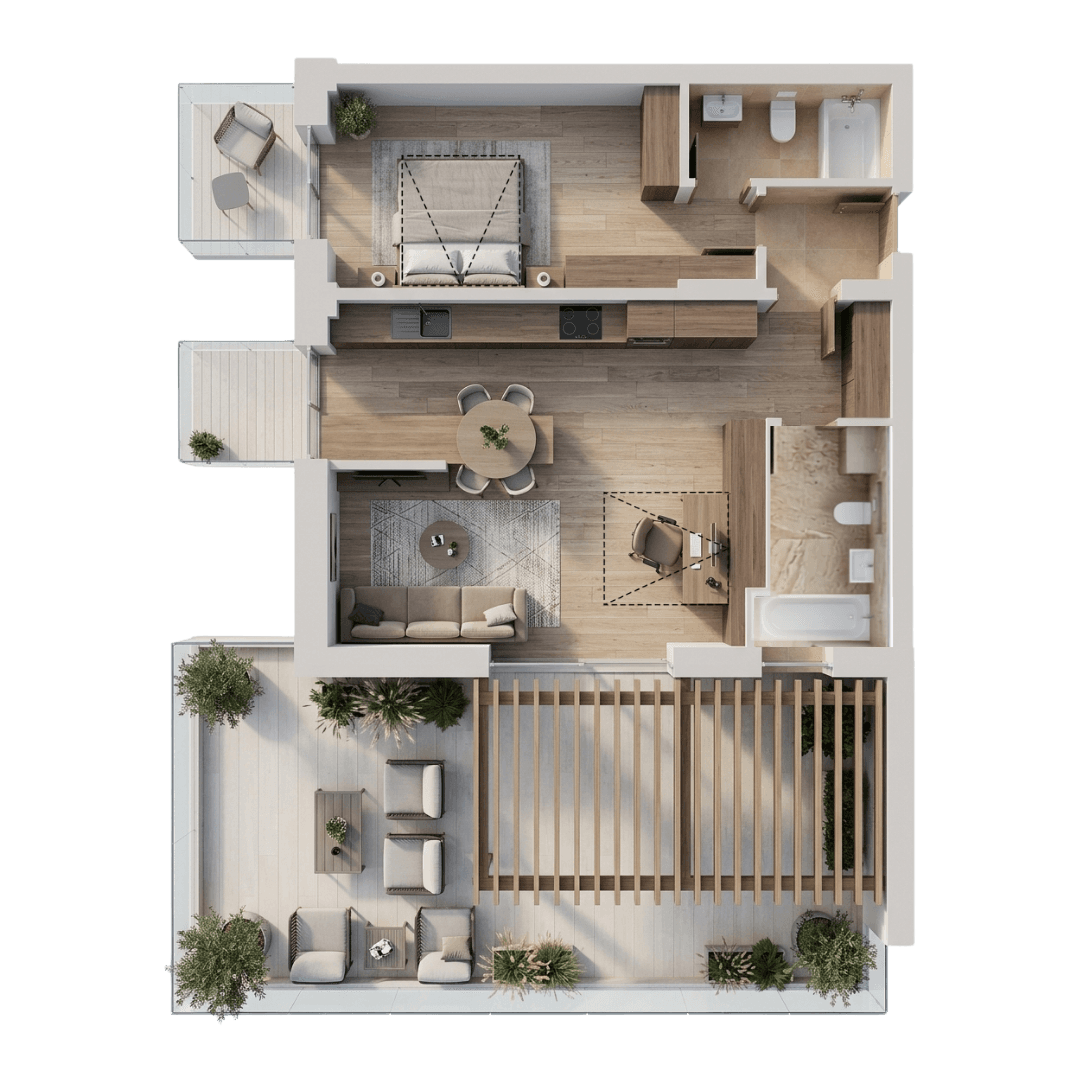 Plan apartament B108-10-5