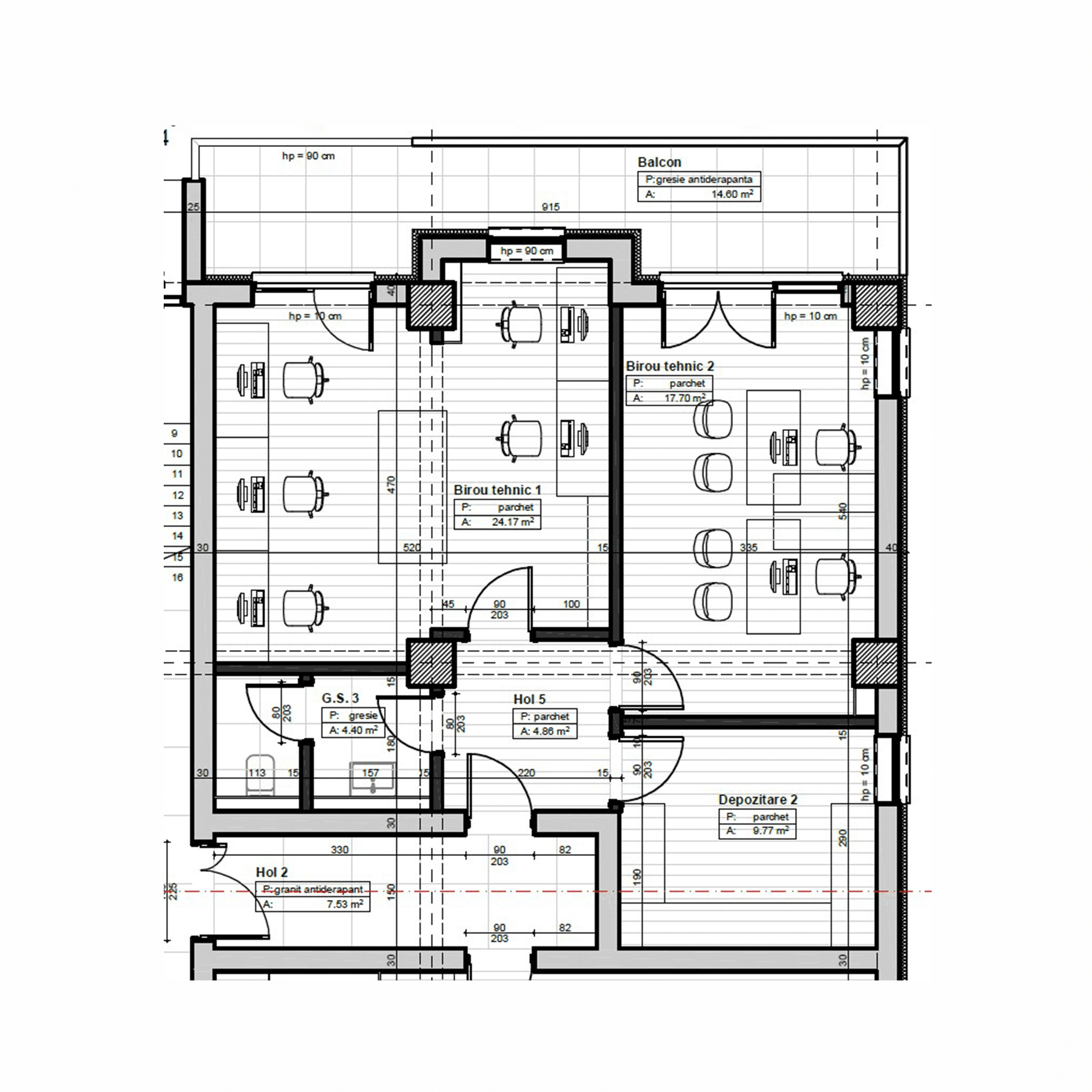 Plan apartament B1-P-01