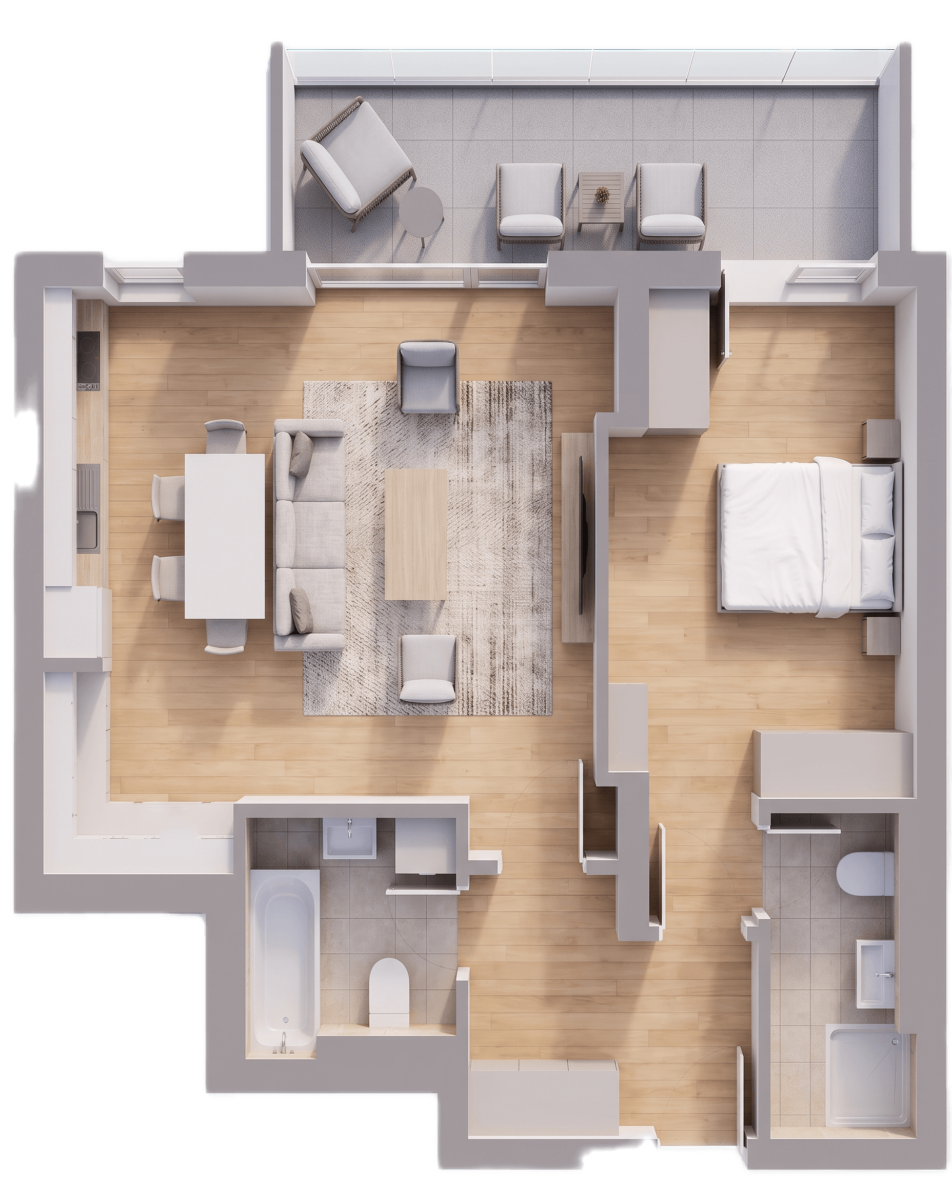 Plan apartament B29-5-1