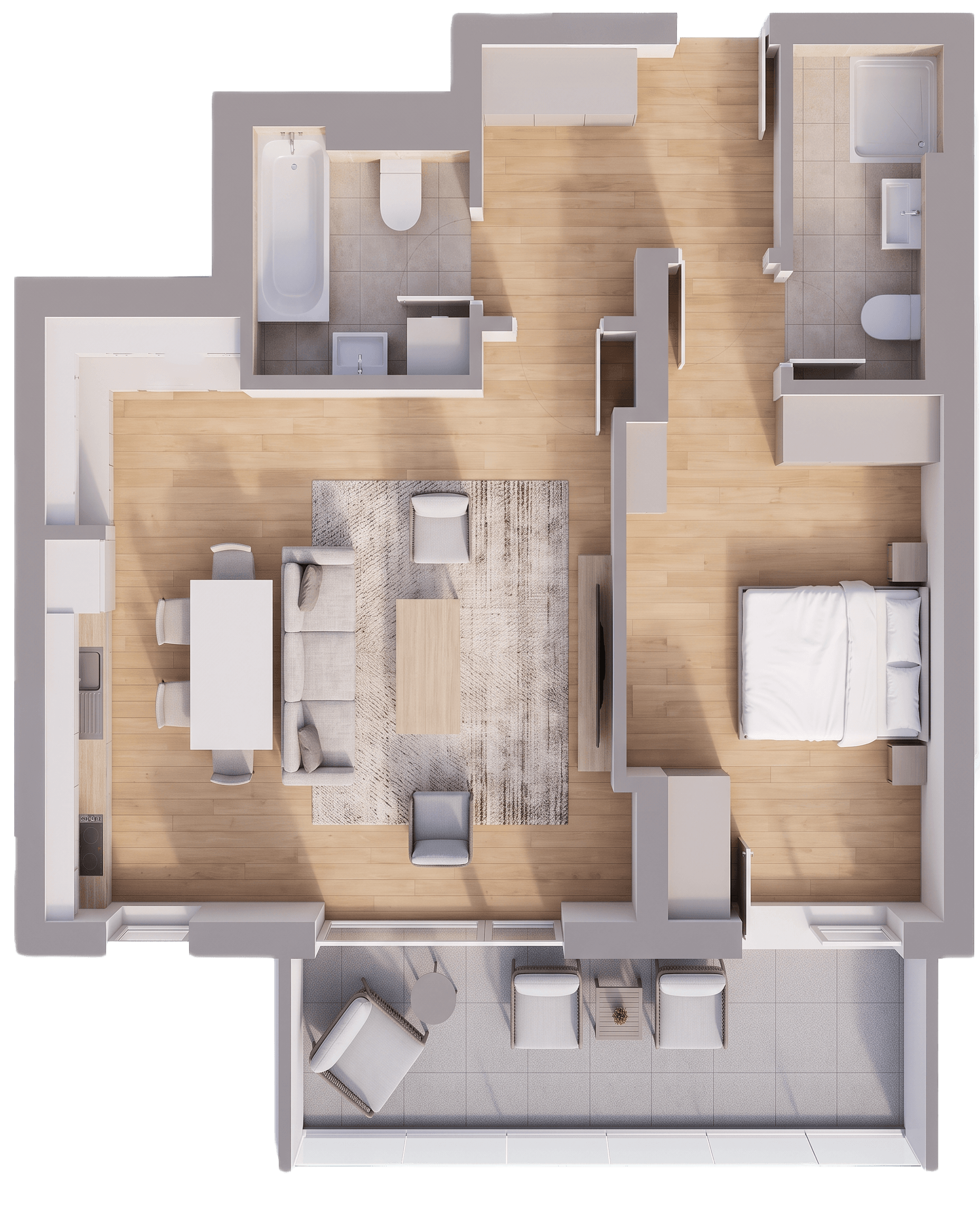 Plan apartament B31-1-8