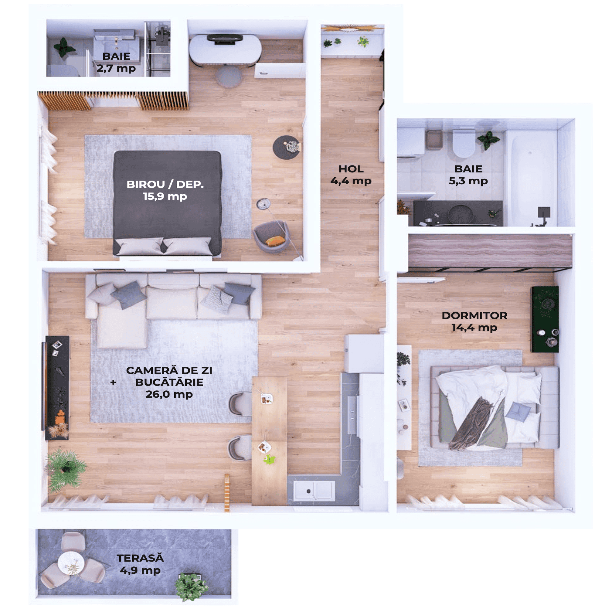 Plan apartament V31-P-6