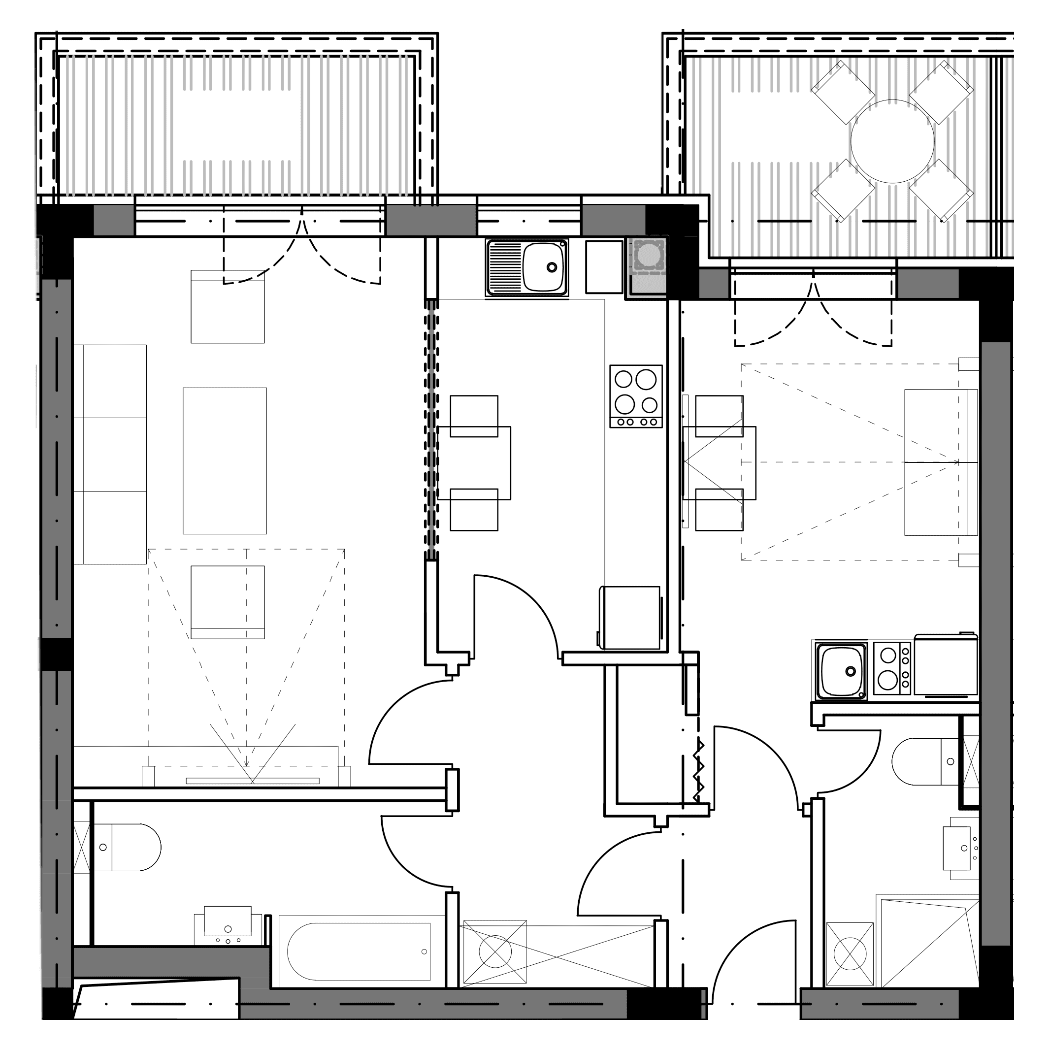 Plan apartament B6-P-01