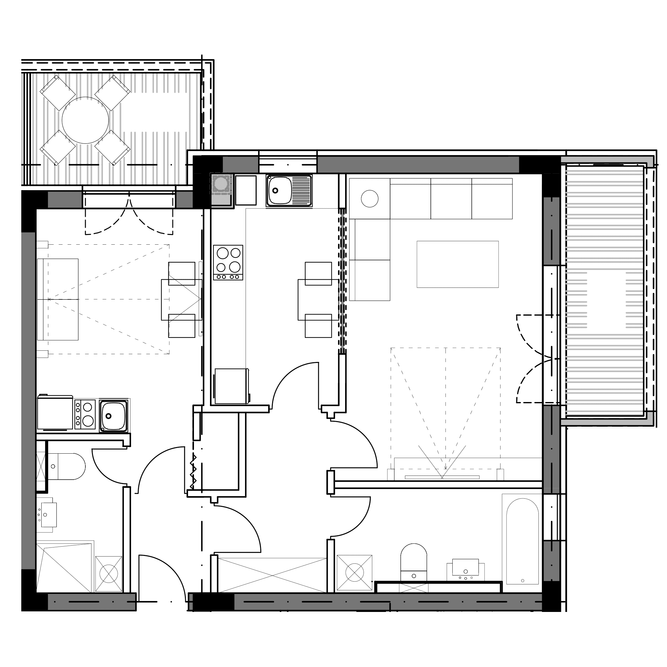 Plan apartament B6-P-02