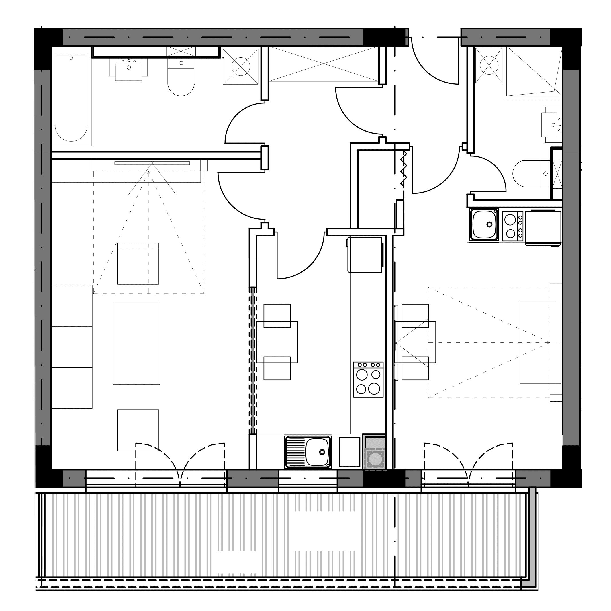 Plan apartament B6-E2-04