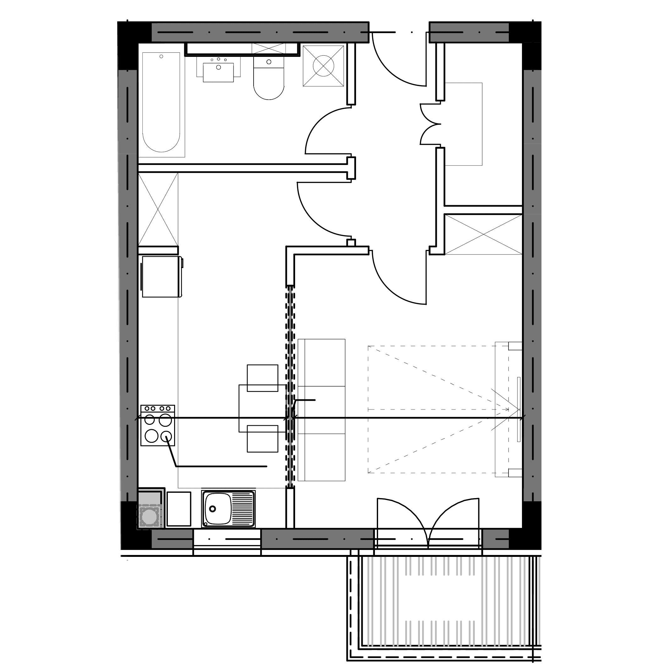 Plan apartament B7-E2-04