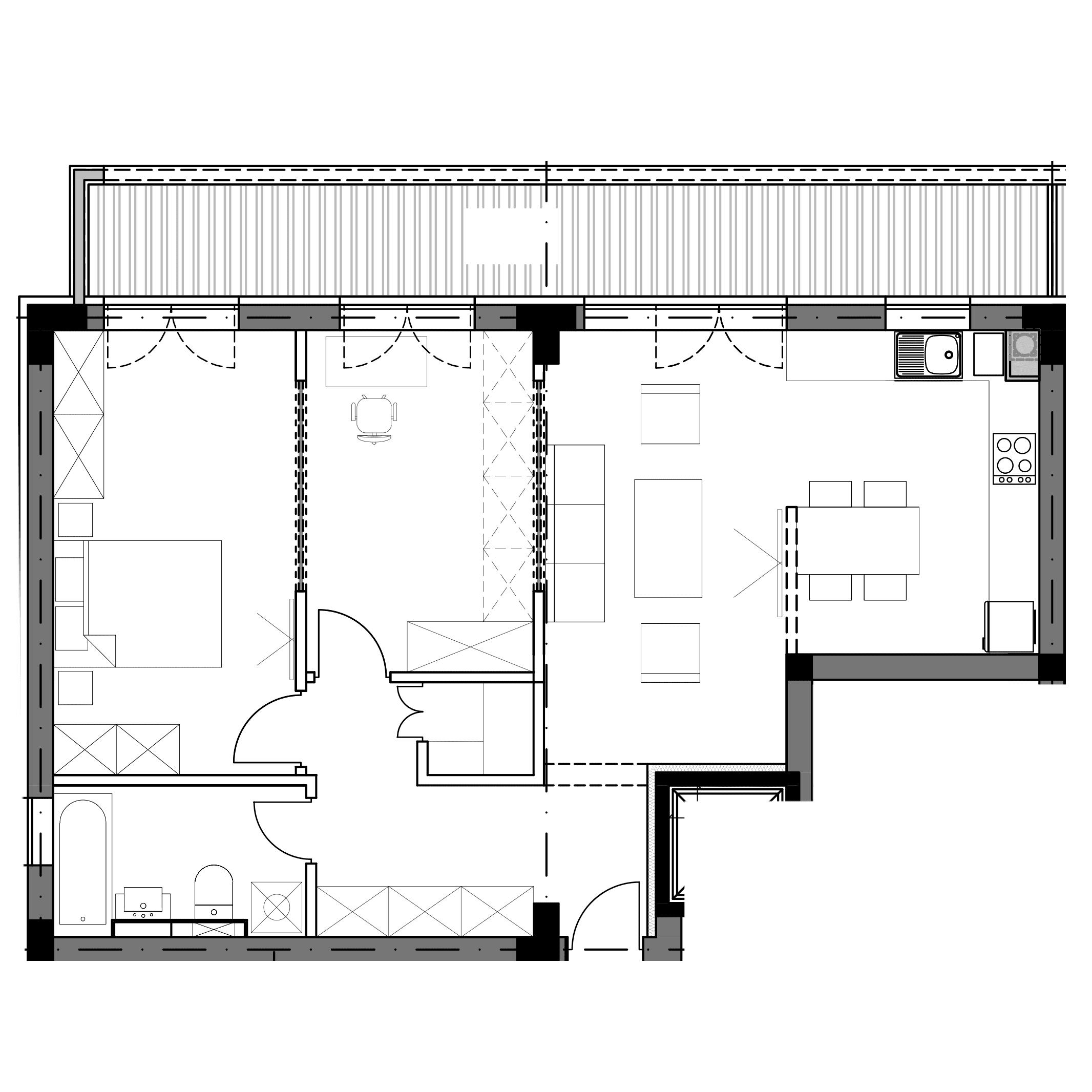 Plan apartament B7-E1-07