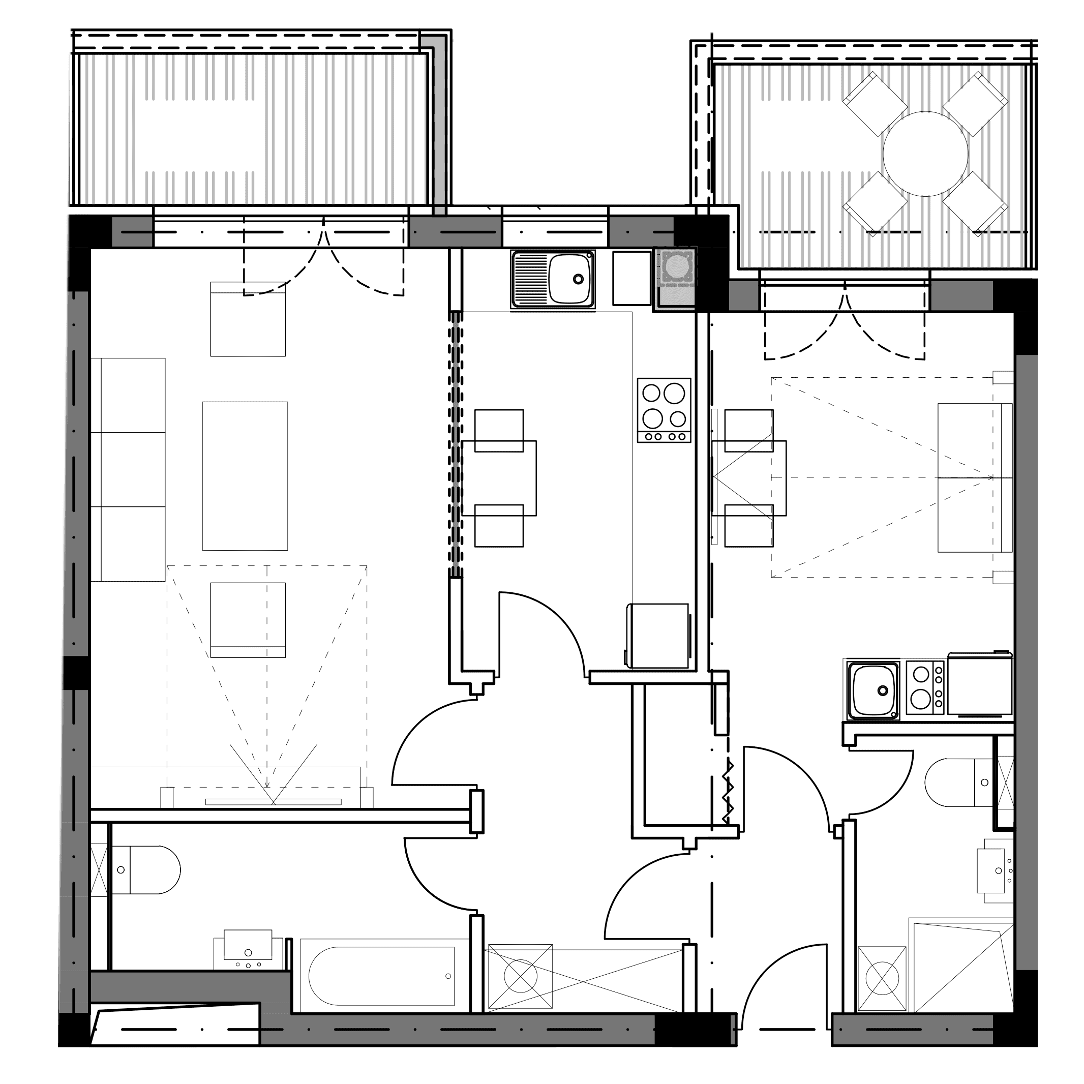 Plan apartament B7-E2-01