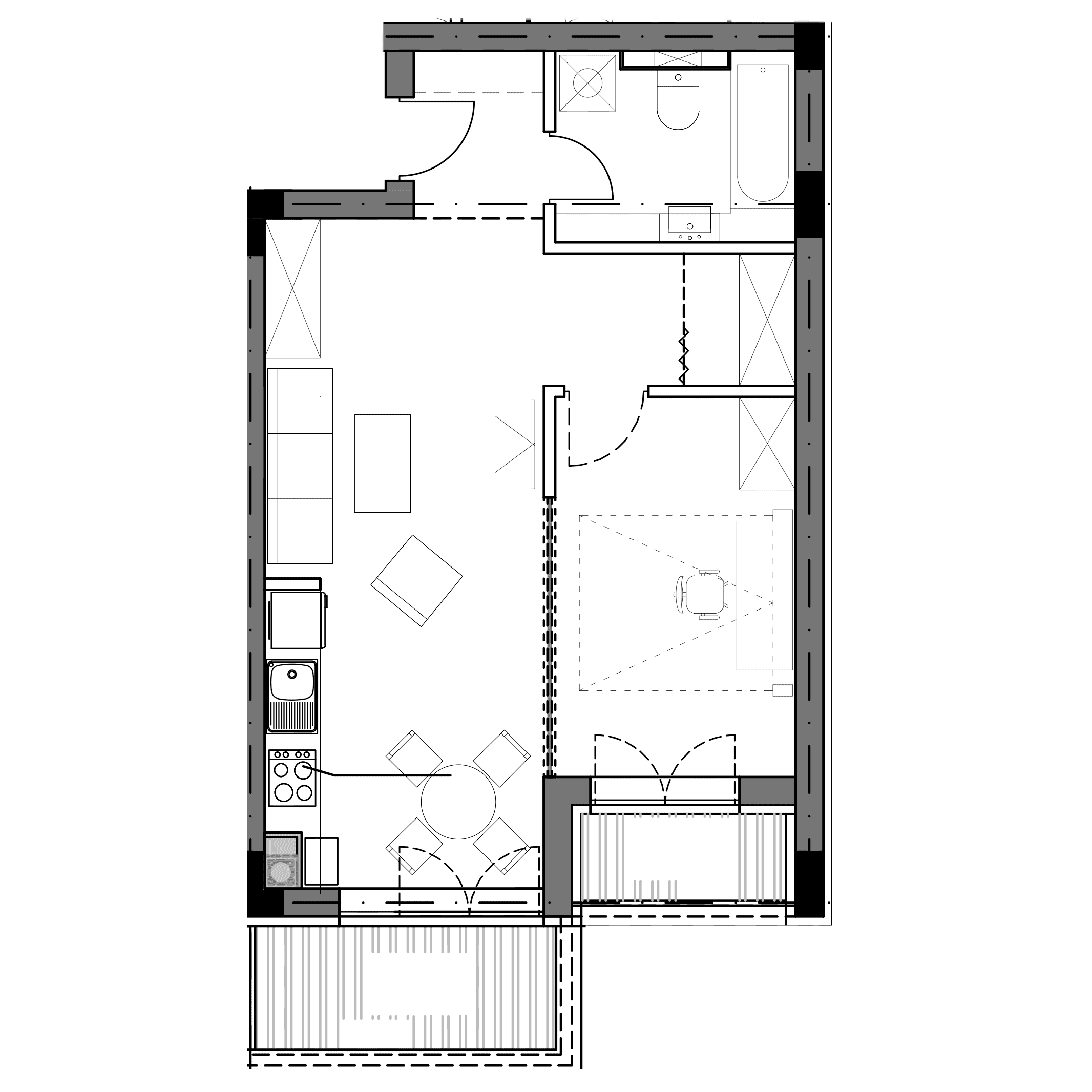 Plan apartament B7-E2-03