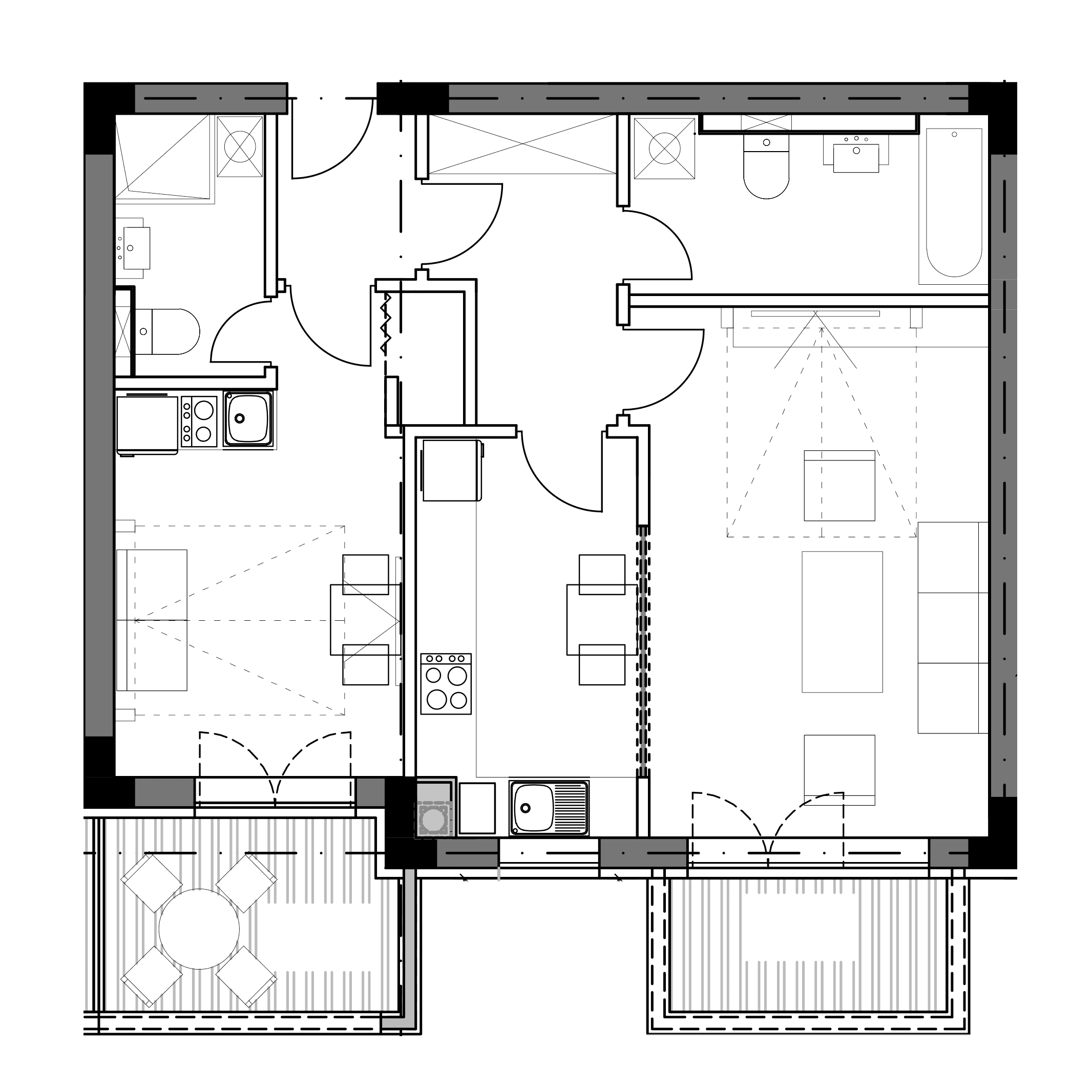 Plan apartament B7-E2-05