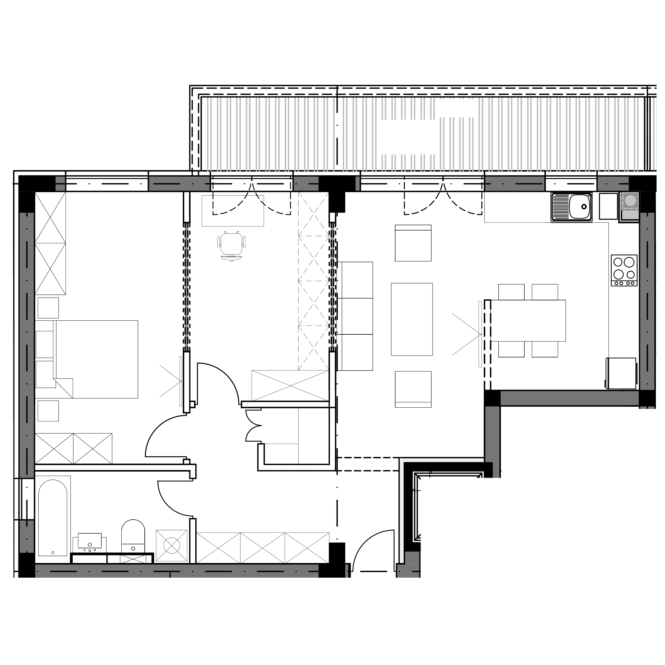 Plan apartament B7-E3-07