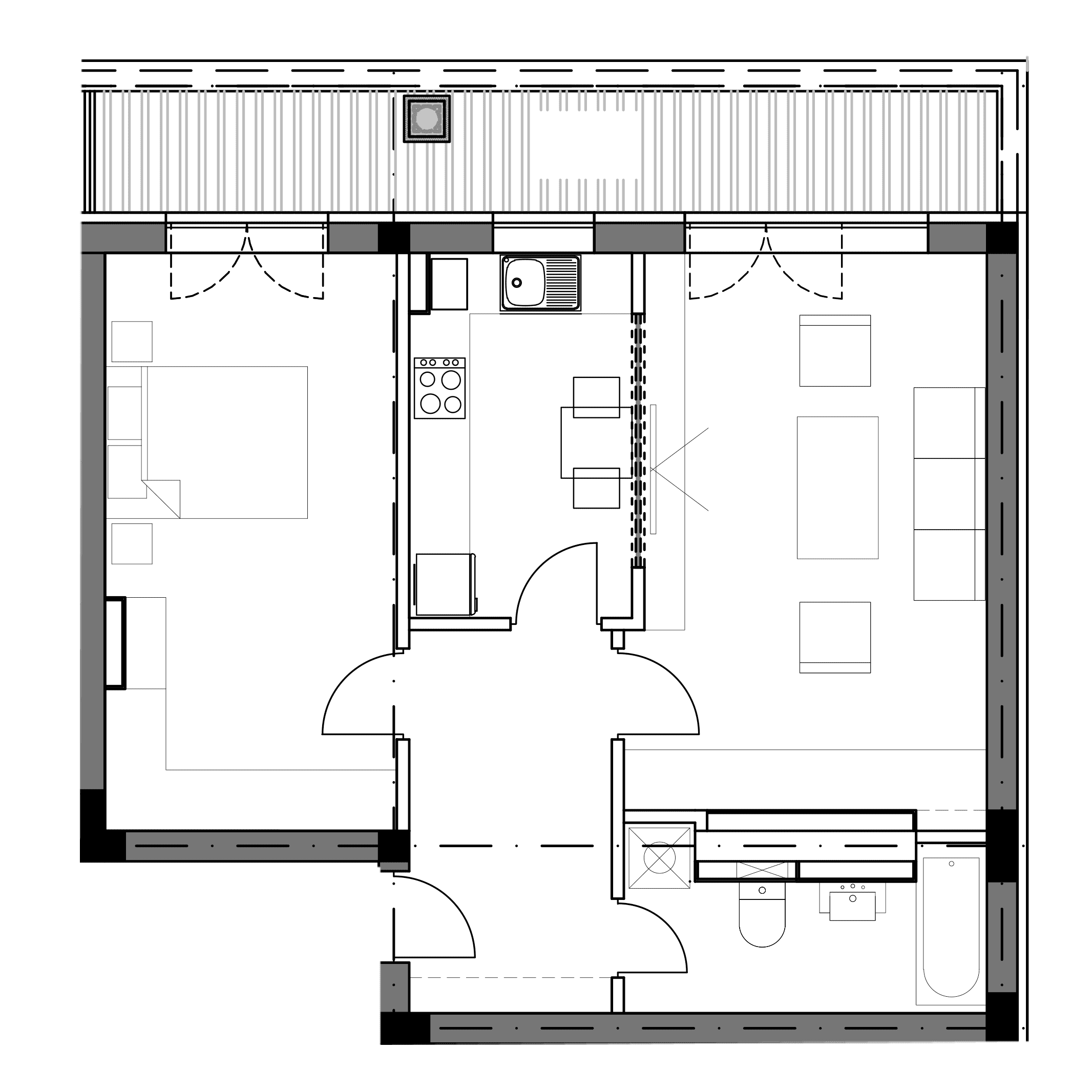 Plan apartament B7-5R-02