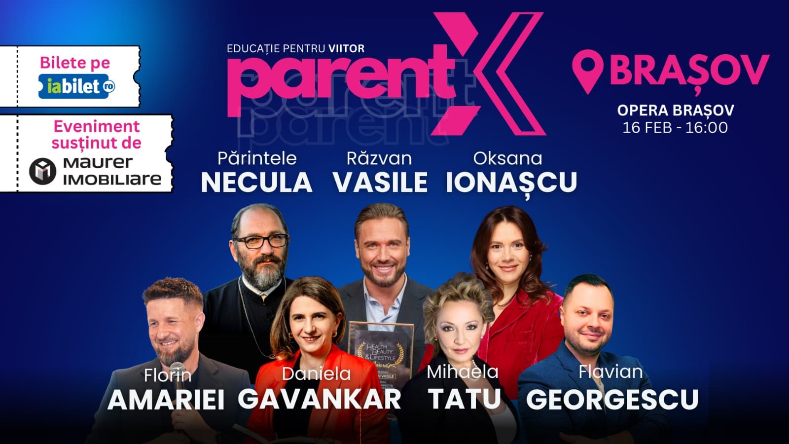 Imagine Invitație la ParentX, evenimentul care îți oferă o experiență transformațională!