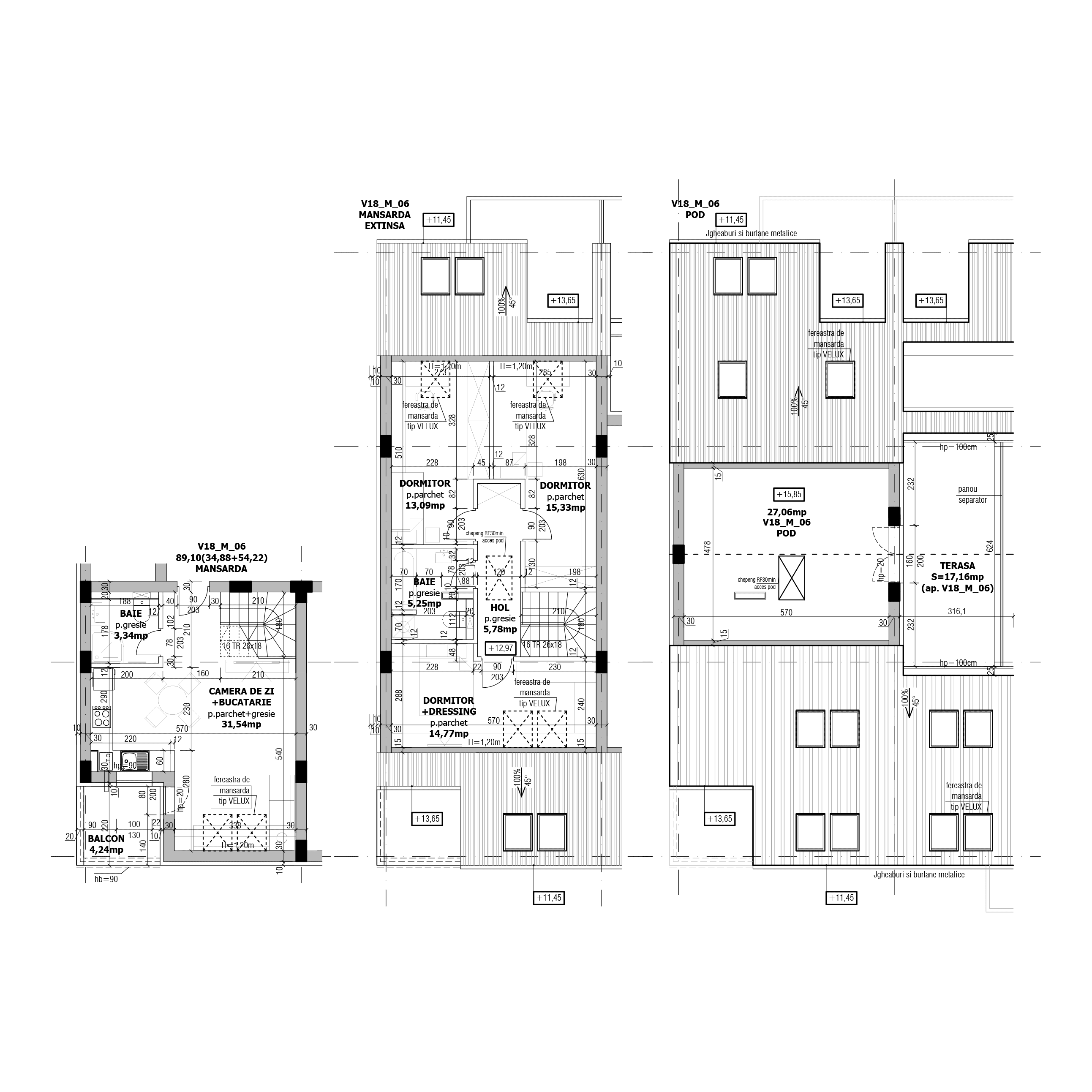 Plan apartament V18-M-4